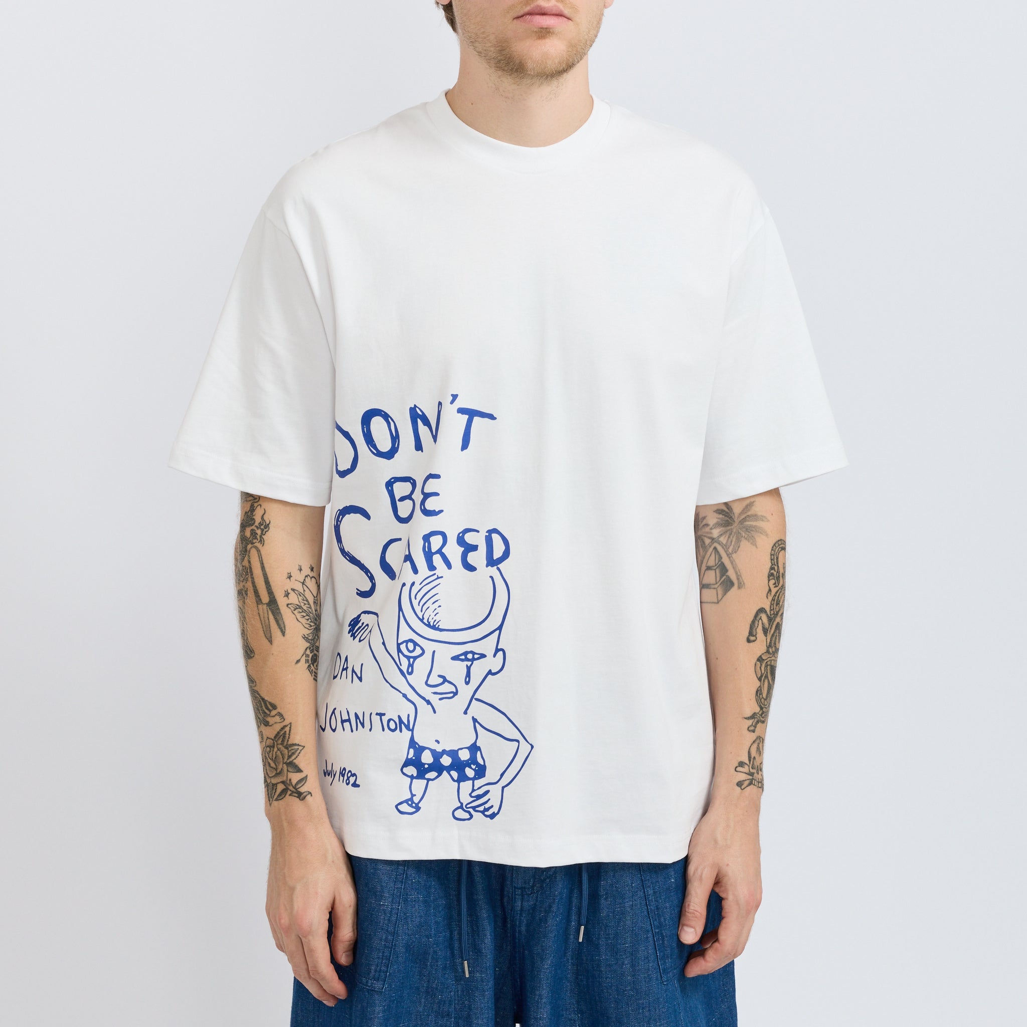 Butter Goods | Don't Be Scared Tee White | Maplestore