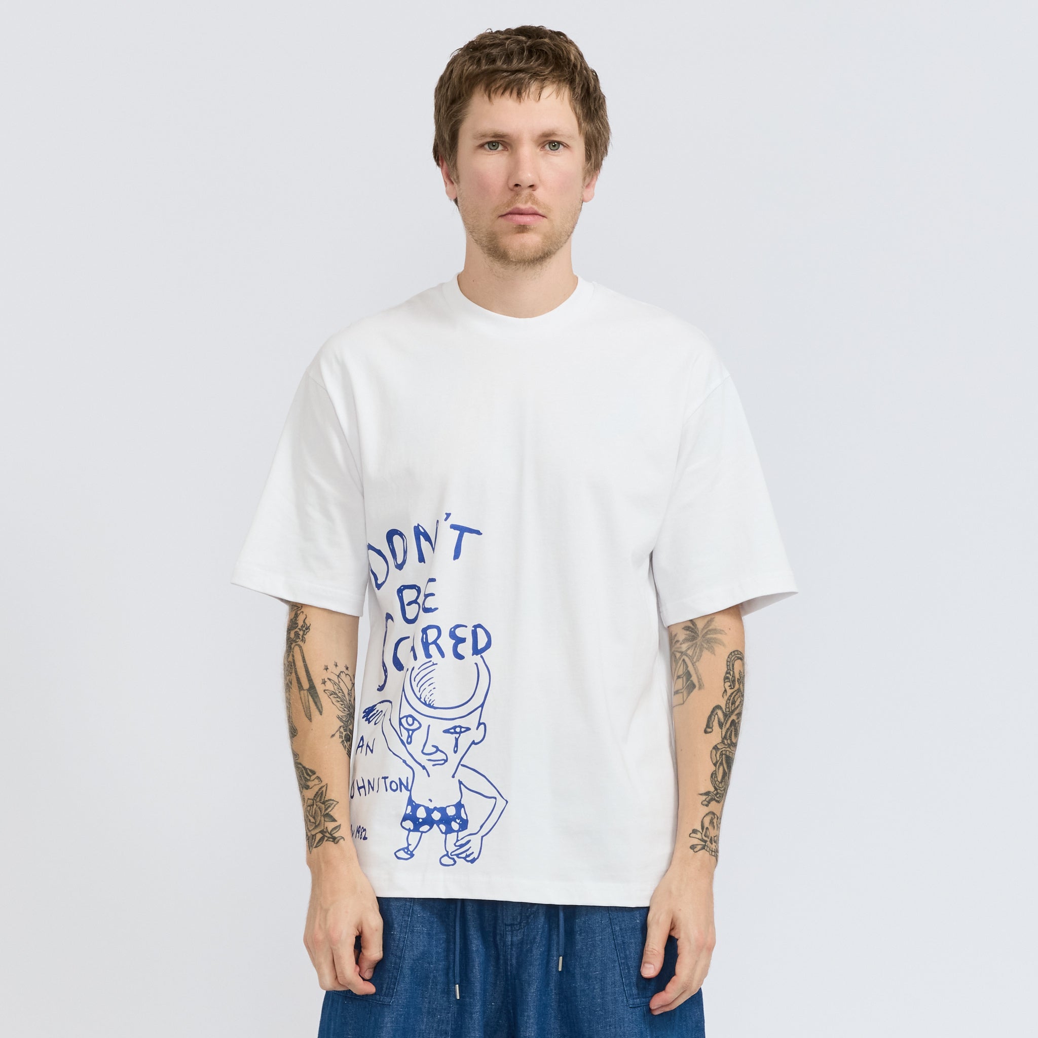 Butter Goods | Don't Be Scared Tee White | Maplestore