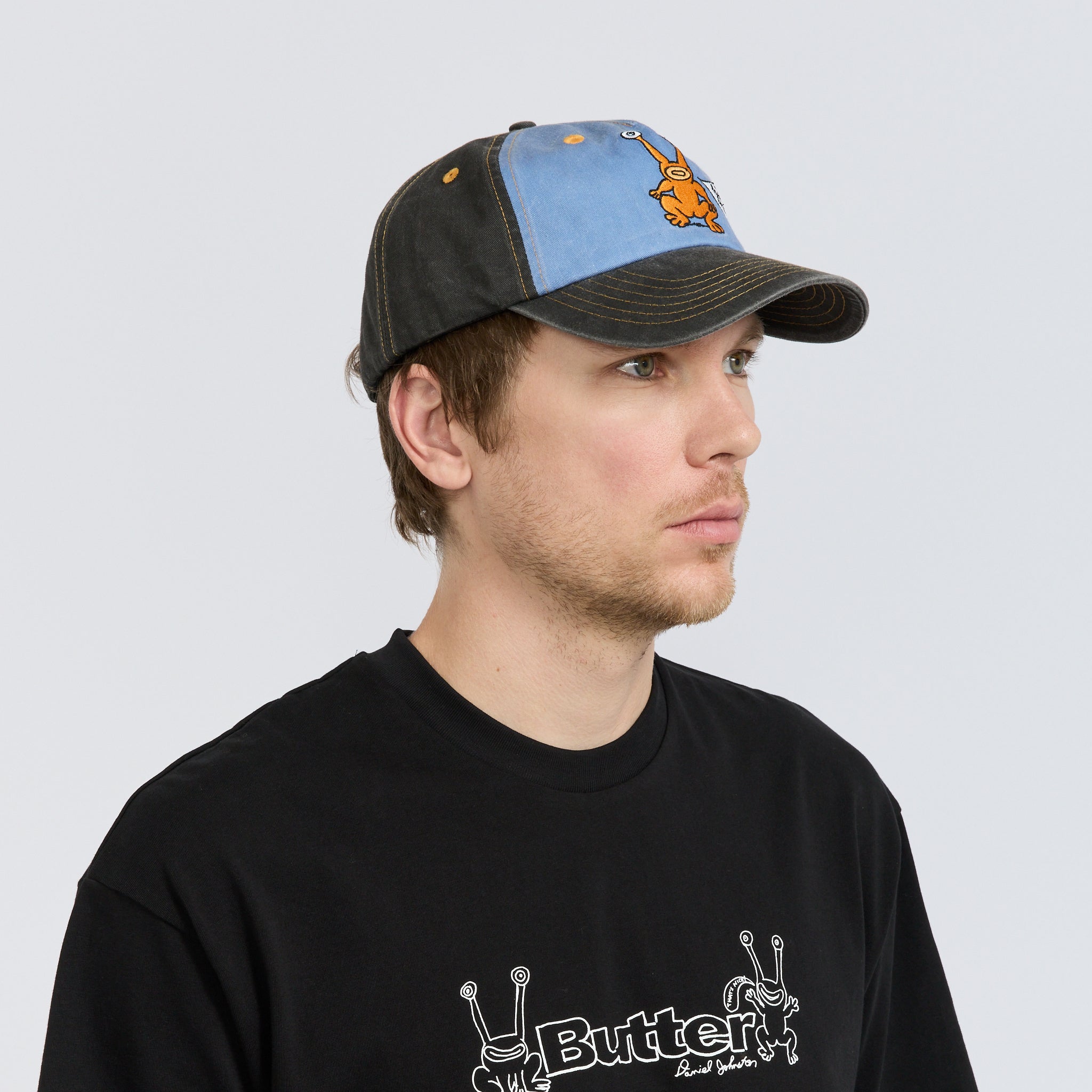 Butter Goods | Enemy 5 Panel Cap Black/Slate | Maplestore