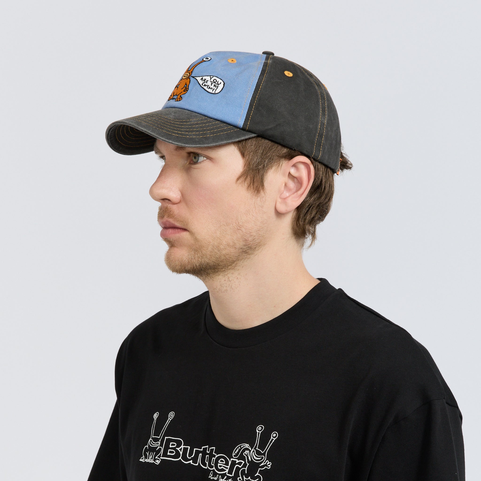 Butter Goods | Enemy 5 Panel Cap Black/Slate | Maplestore