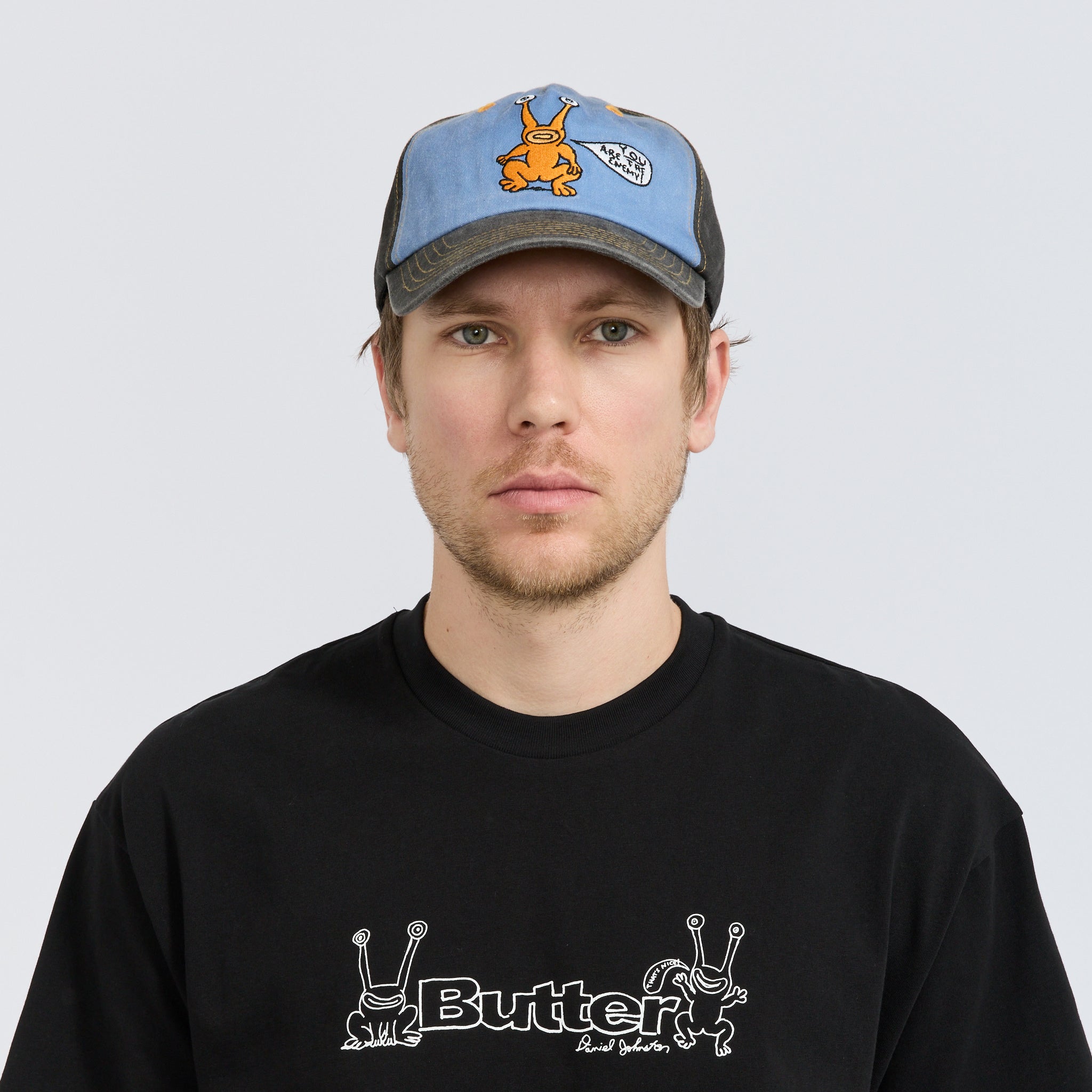 Butter Goods | Enemy 5 Panel Cap Black/Slate | Maplestore