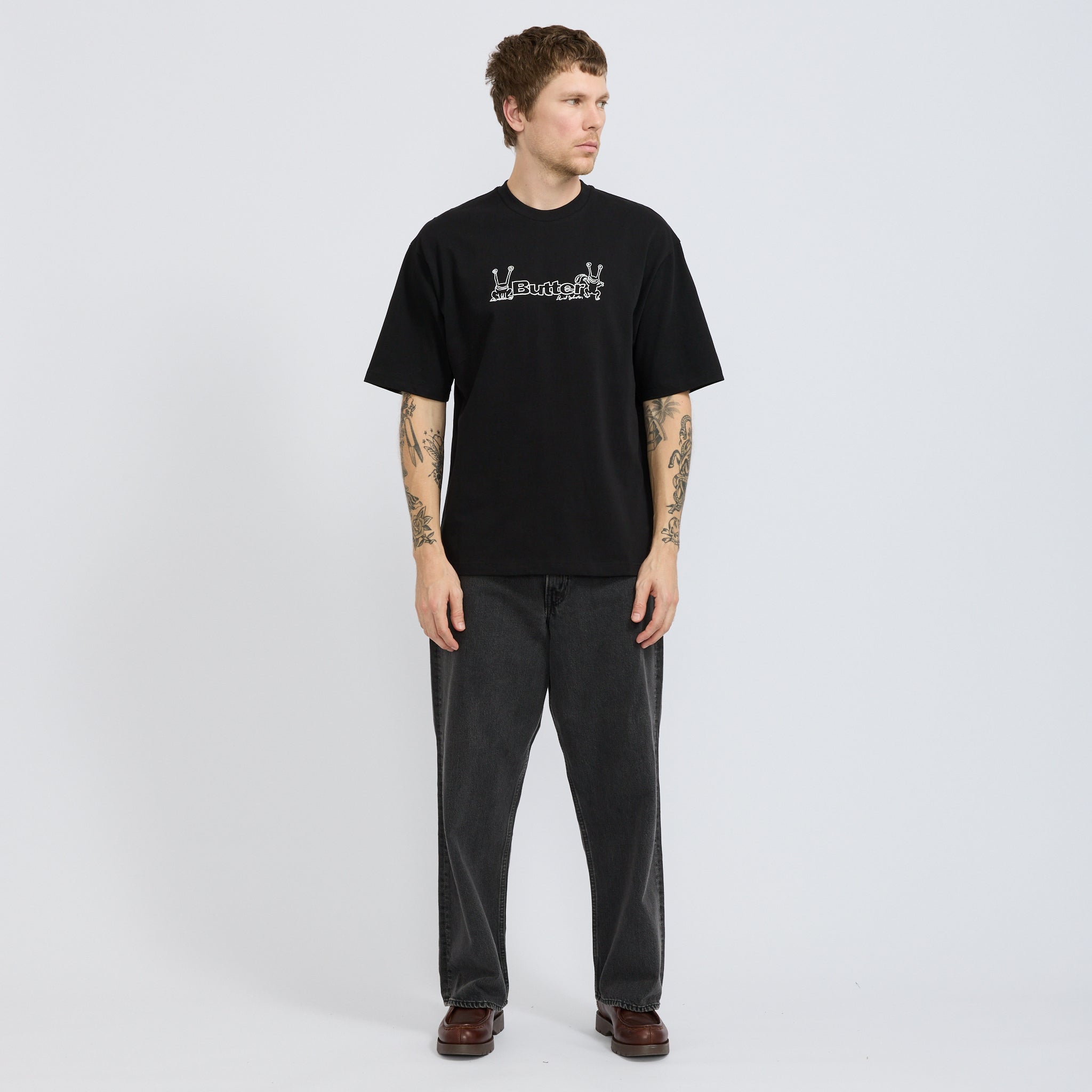 Butter Goods | Frog Logo Tee Black | Maplestore