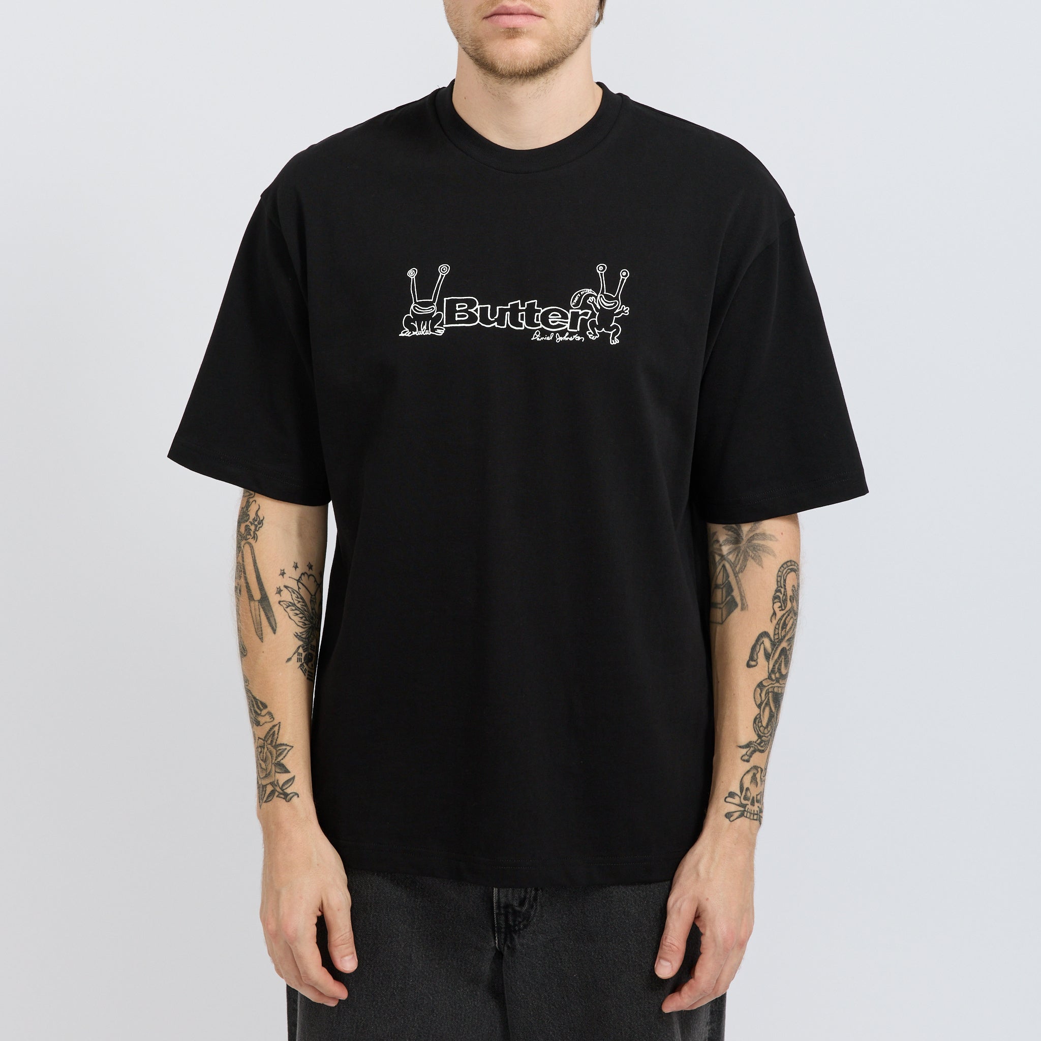 Butter Goods | Frog Logo Tee Black | Maplestore