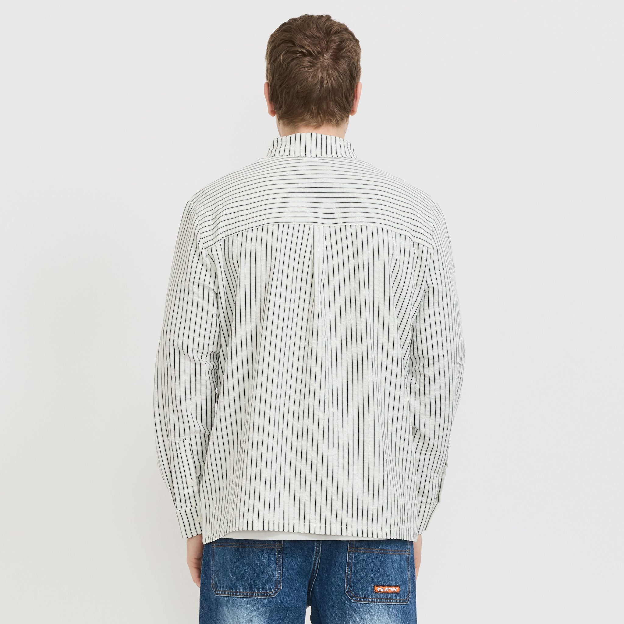 Butter Goods | Lines Shirt White | Maplestore