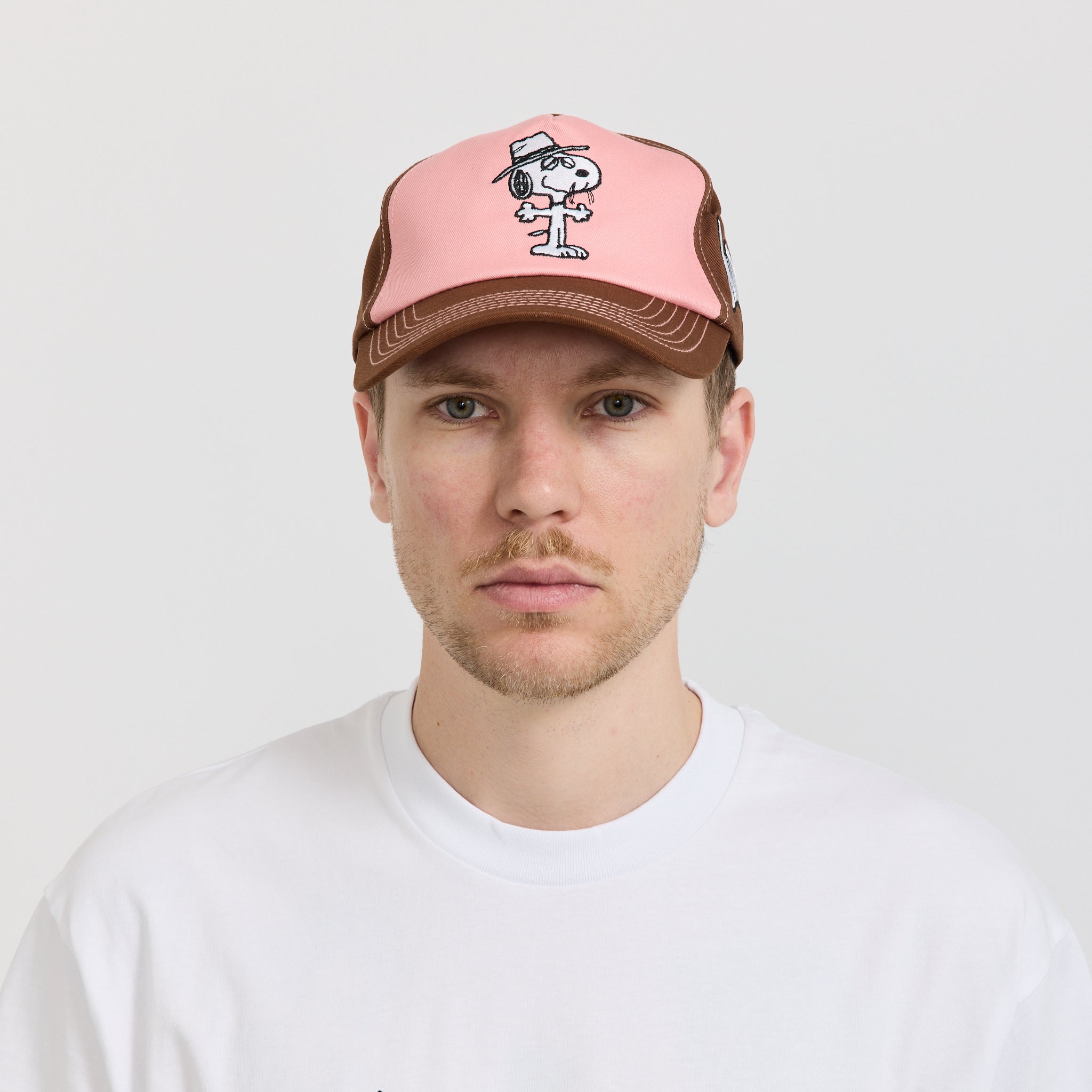 Butter Goods | Spike 5 Panel Cap Brown/Light Pink | Maplestore
