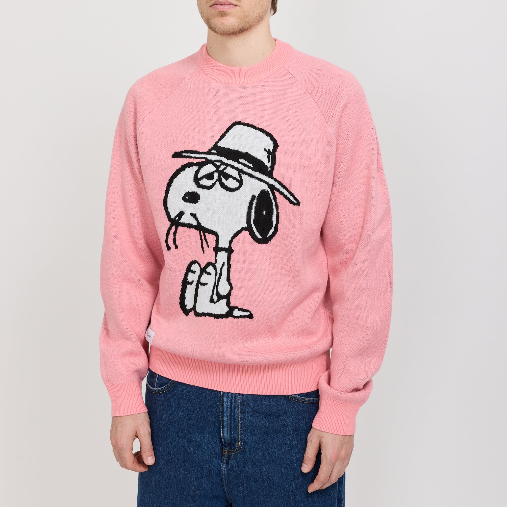 Butter Goods | Spike Knit Sweater Light Pink | Maplestore