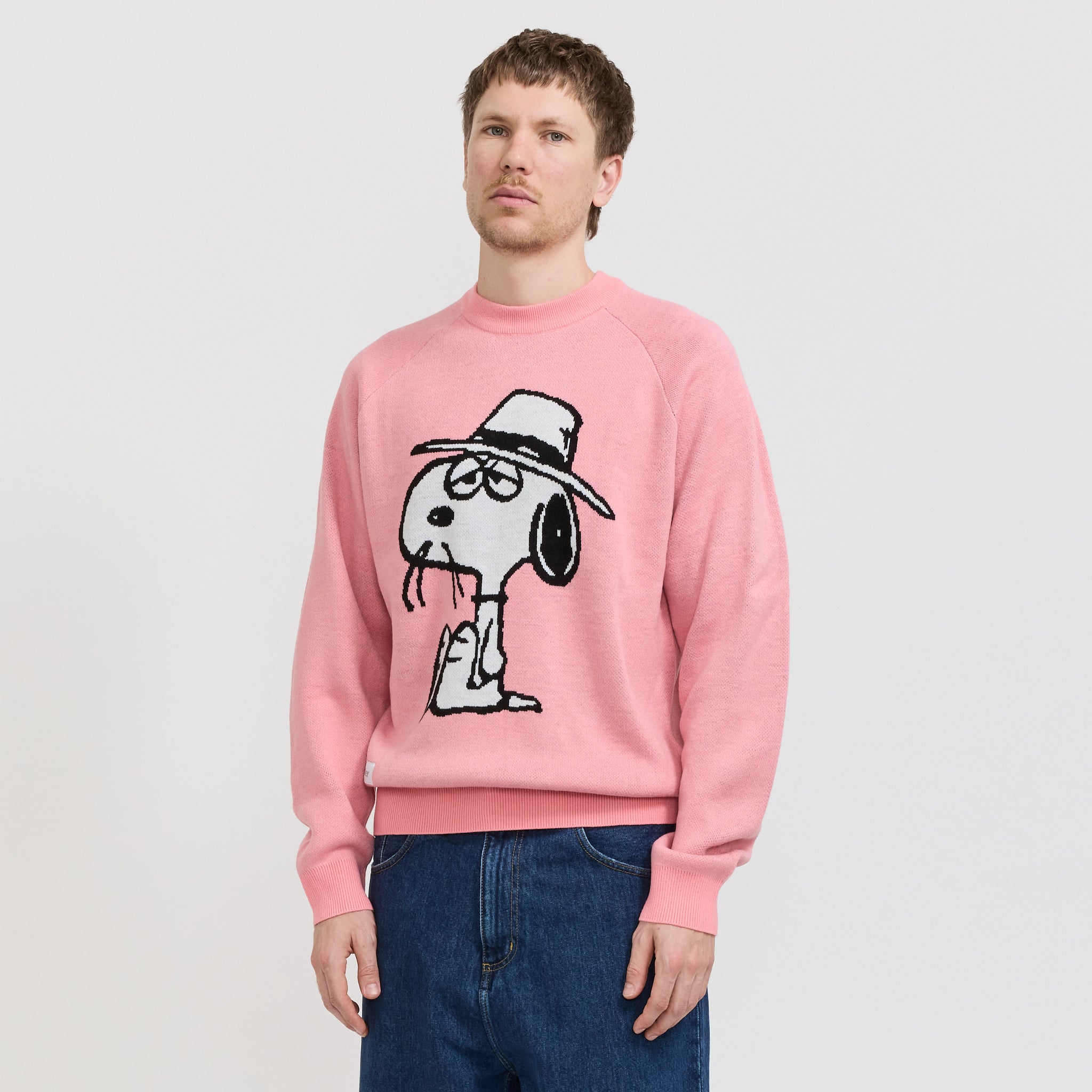 Butter Goods | Spike Knit Sweater Light Pink | Maplestore