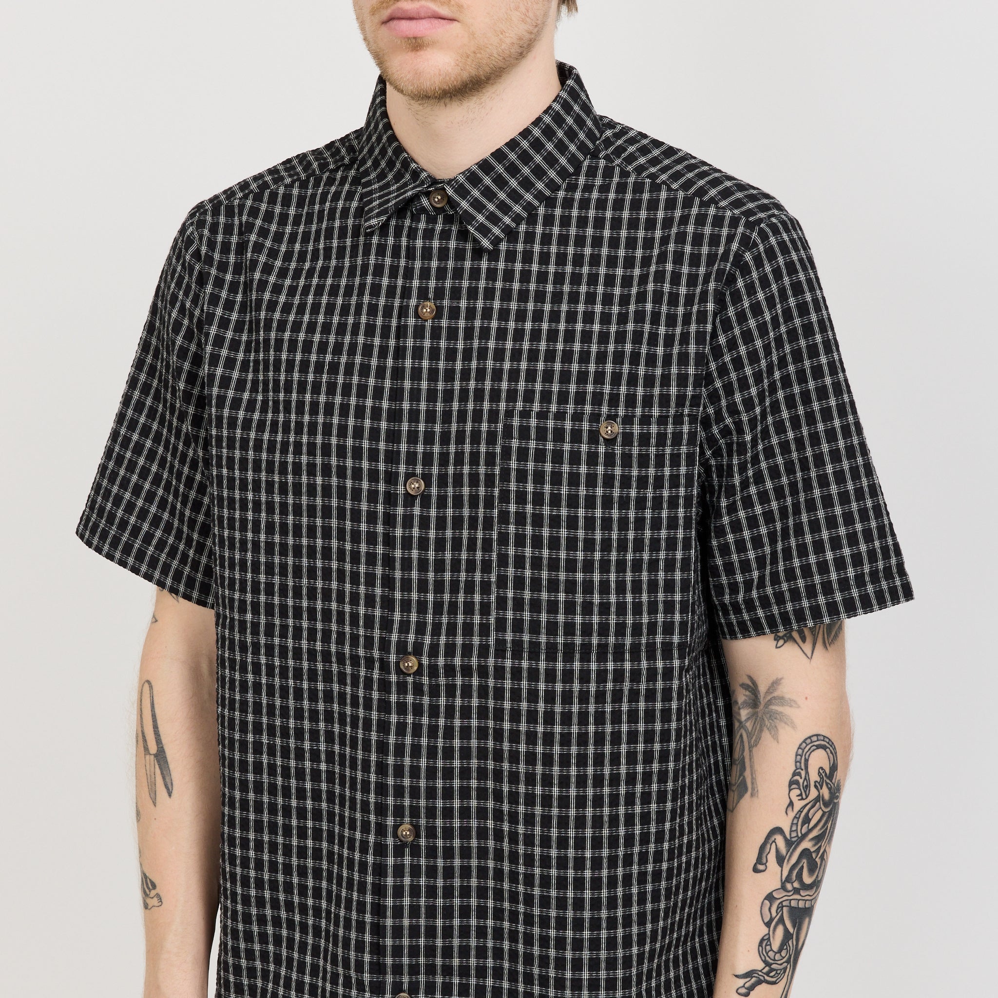 Butter Goods | Trail S/S Shirt Black | Maplestore