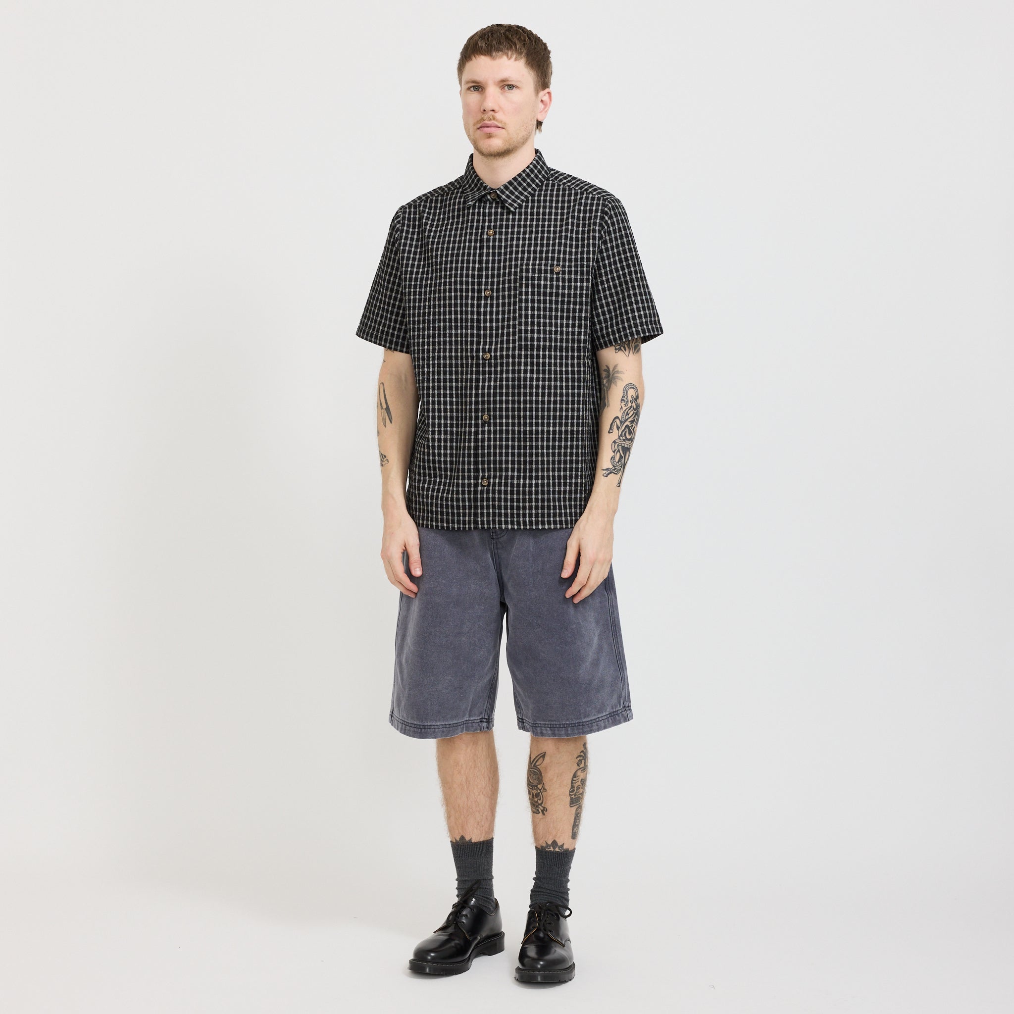 Butter Goods | Trail S/S Shirt Black | Maplestore