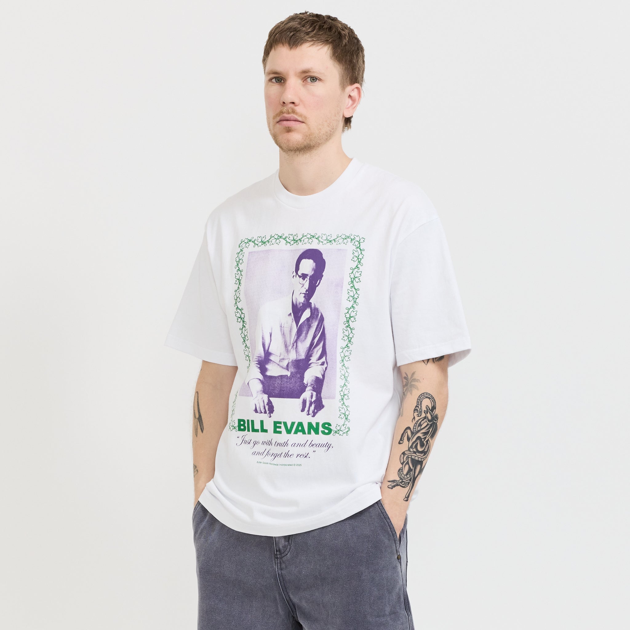 Butter Goods | Truth & Beauty Tee White | Maplestore