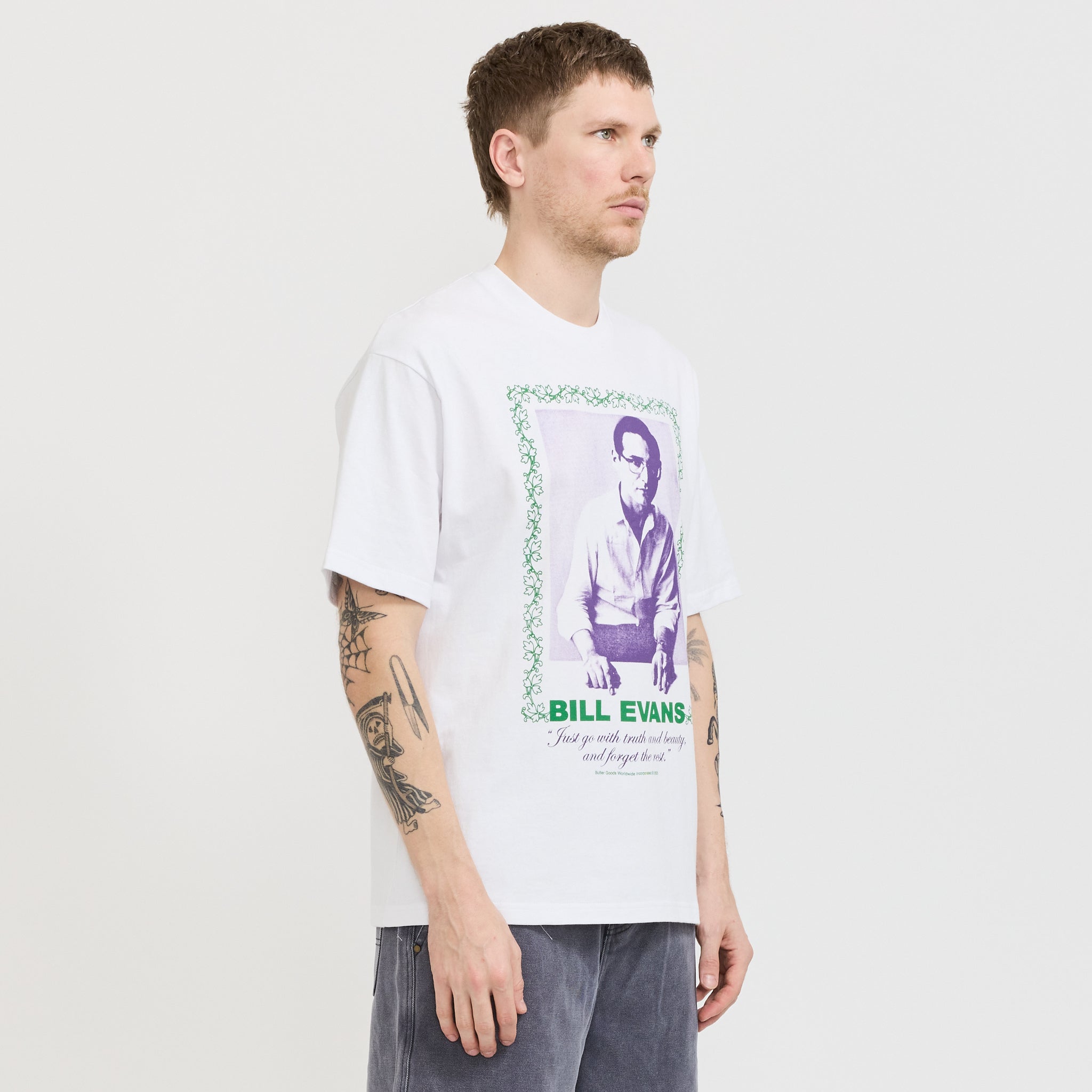 Butter Goods | Truth & Beauty Tee White | Maplestore