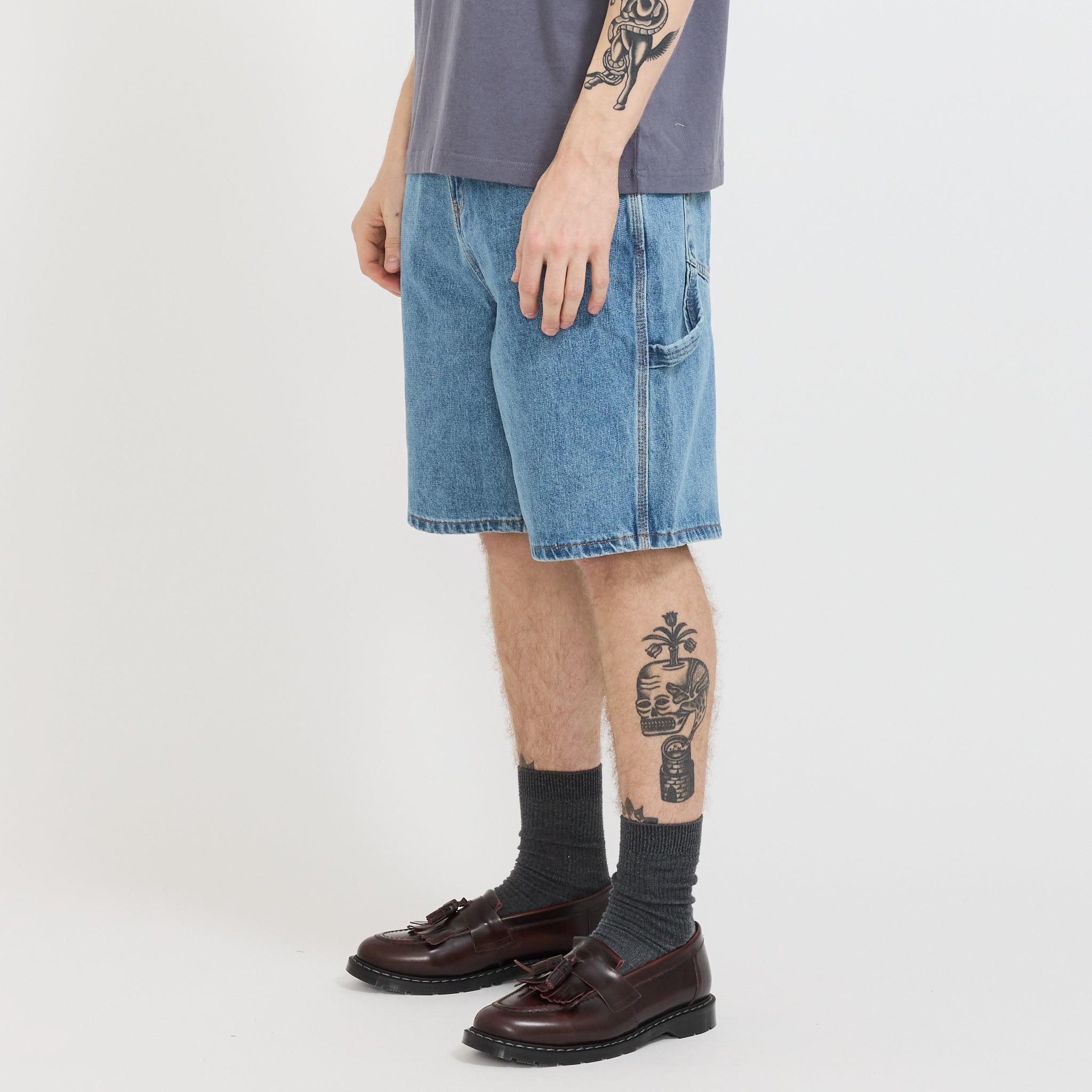 Butter Goods | Weathergear Denim Shorts Streaky Indigo | Maplestore