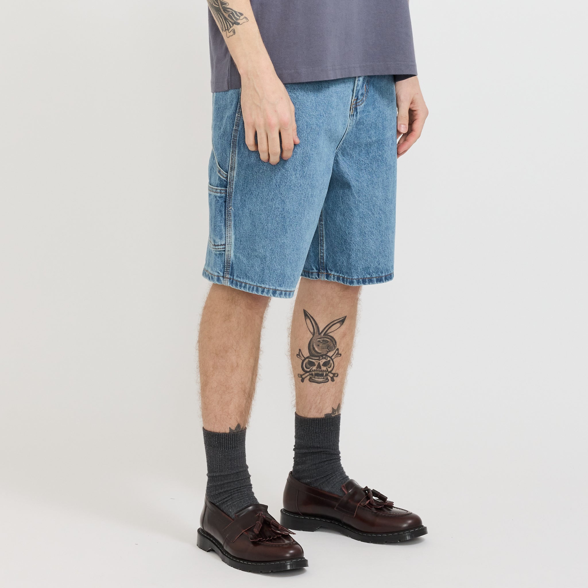 Butter Goods | Weathergear Denim Shorts Streaky Indigo | Maplestore