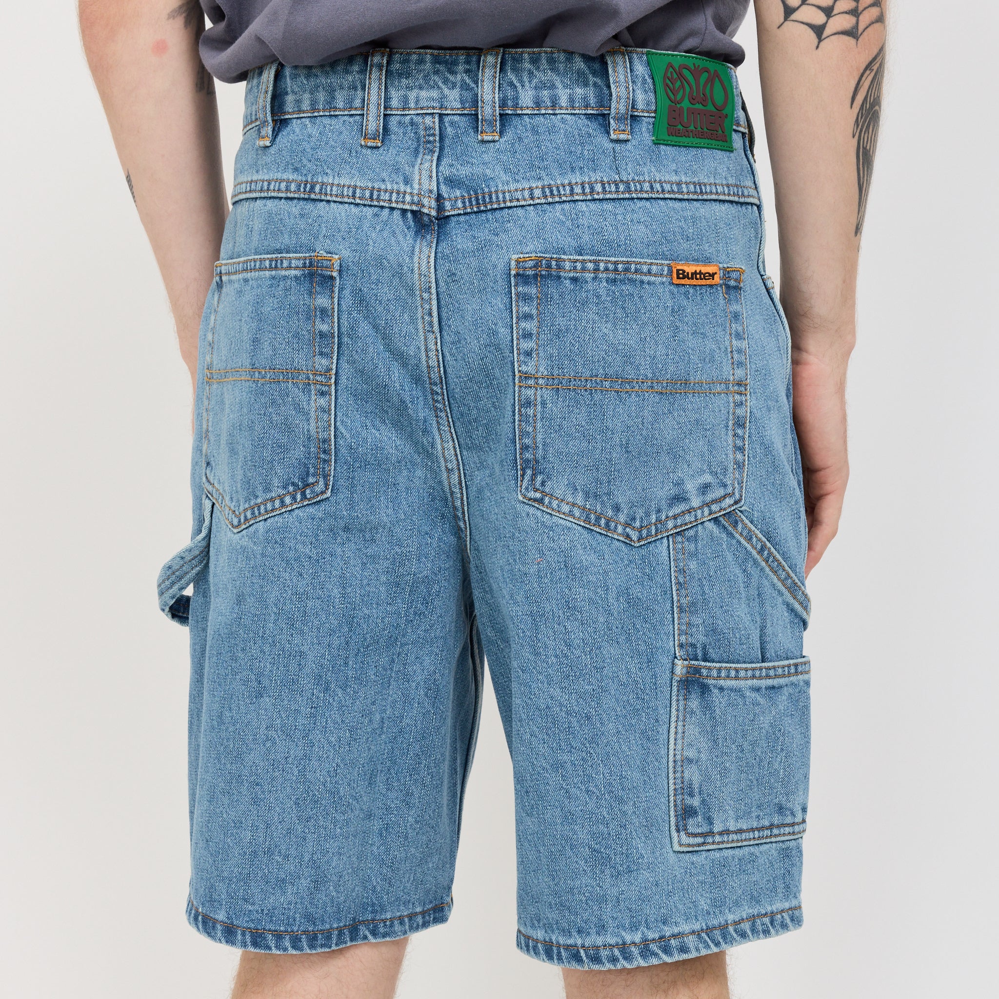 Butter Goods | Weathergear Denim Shorts Streaky Indigo | Maplestore
