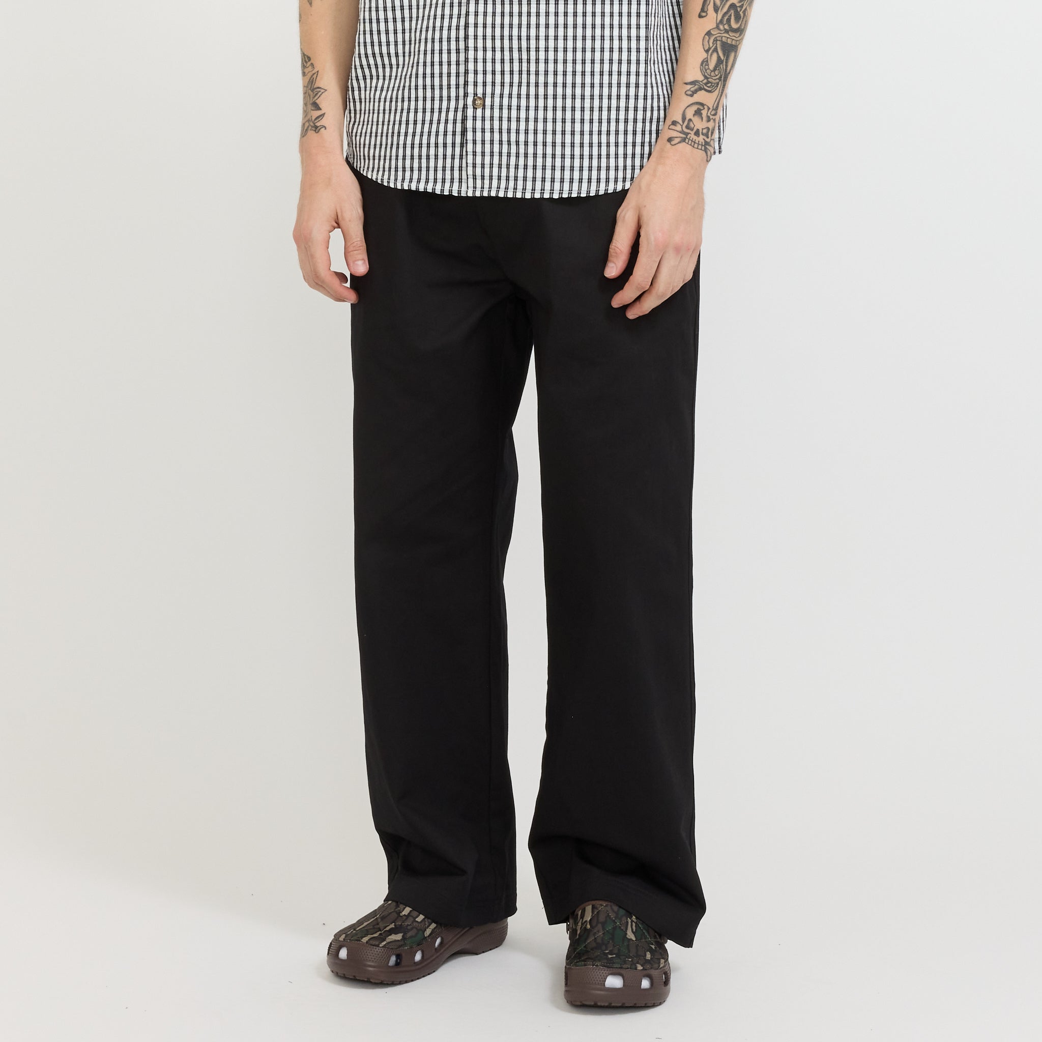 Wide Leg Pants Black