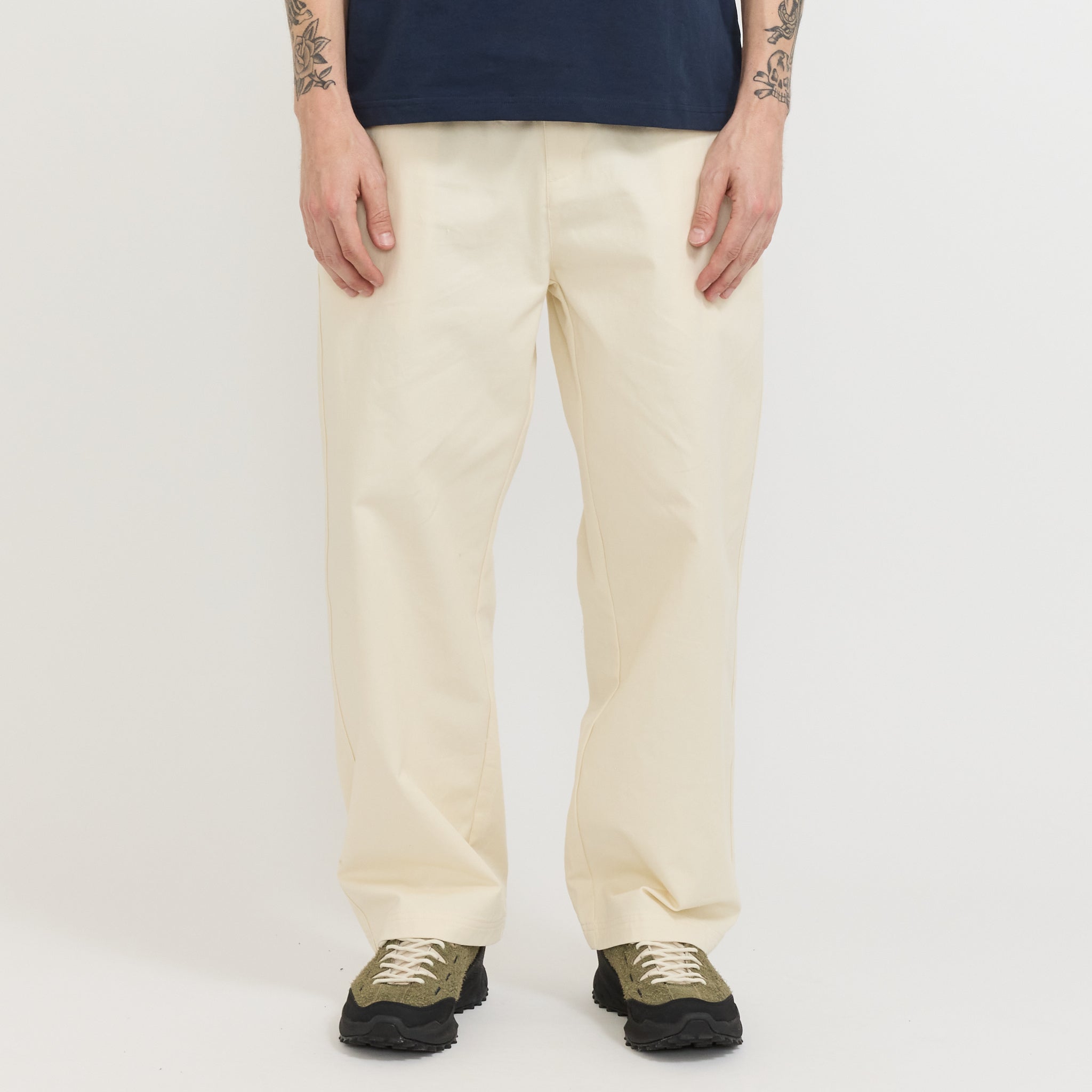 Wide Leg Pants Natural