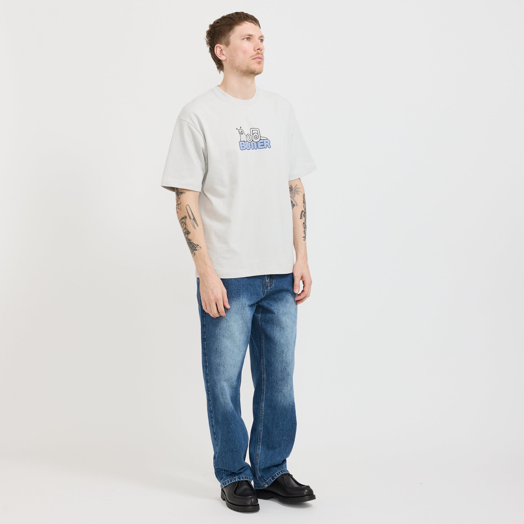 Butter Goods | Witness Denim Jeans Mid Indigo Slub | Maplestore
