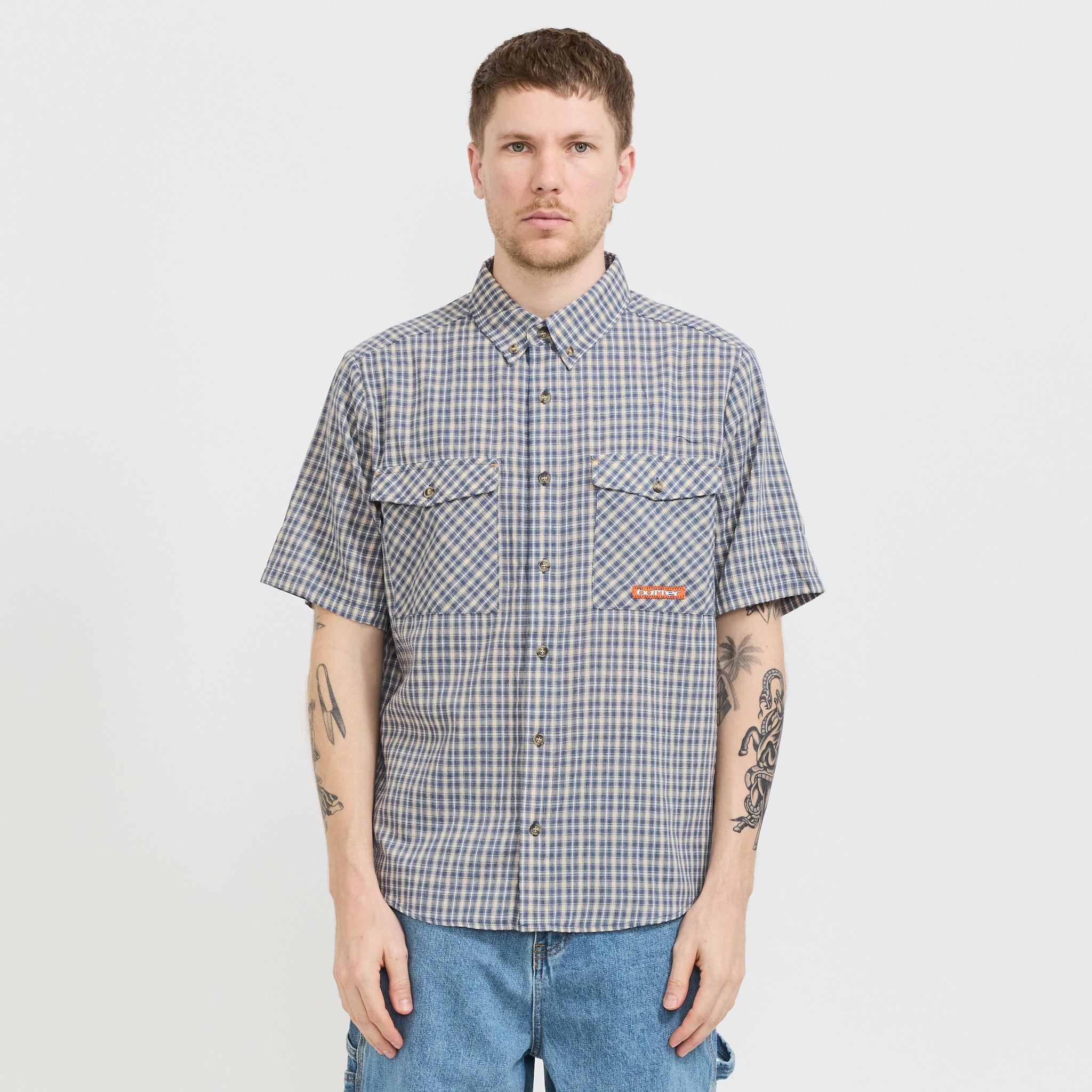 Butter Goods | Witness S/S Shirt Navy | Maplestore