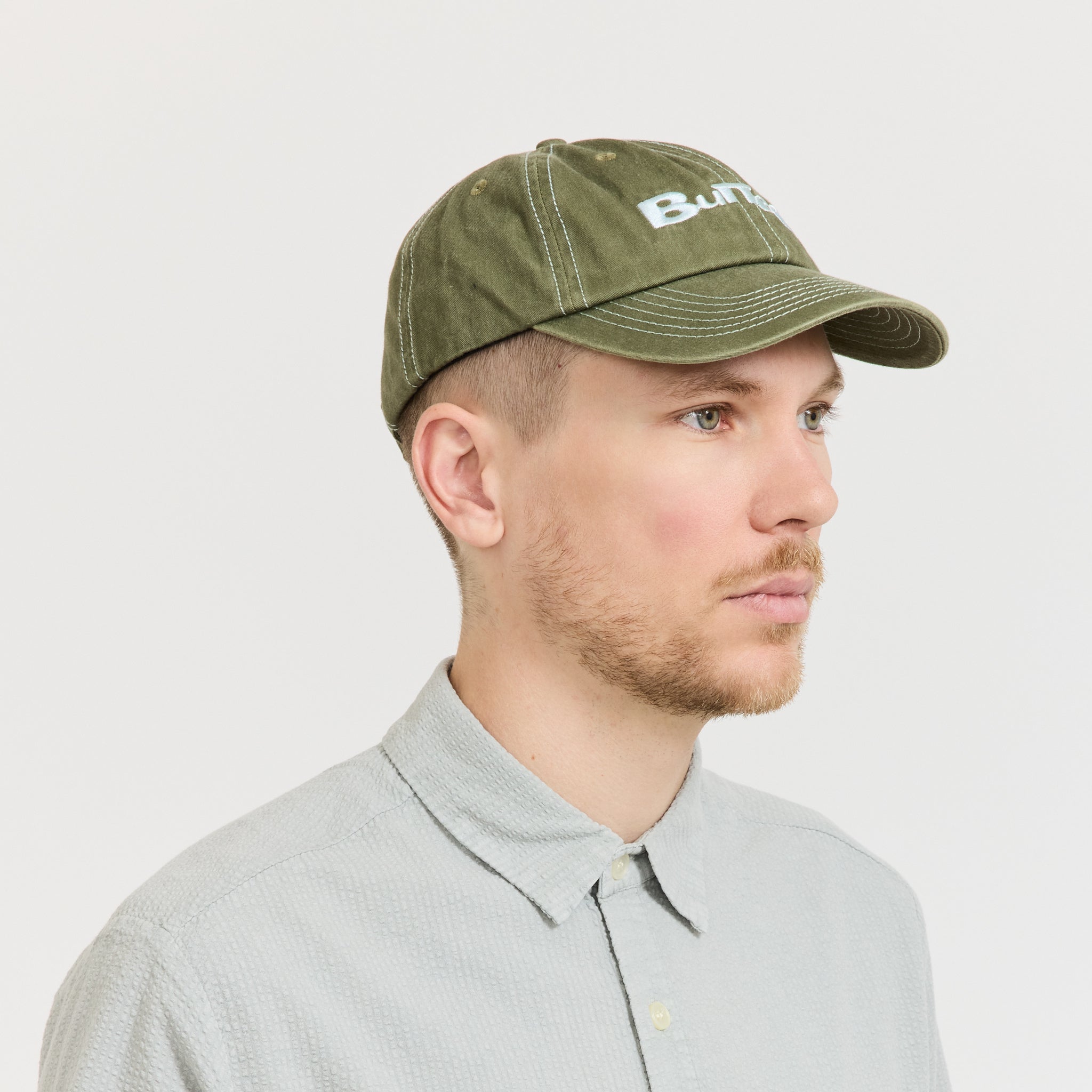Registered 6 Panel Cap Washed Army