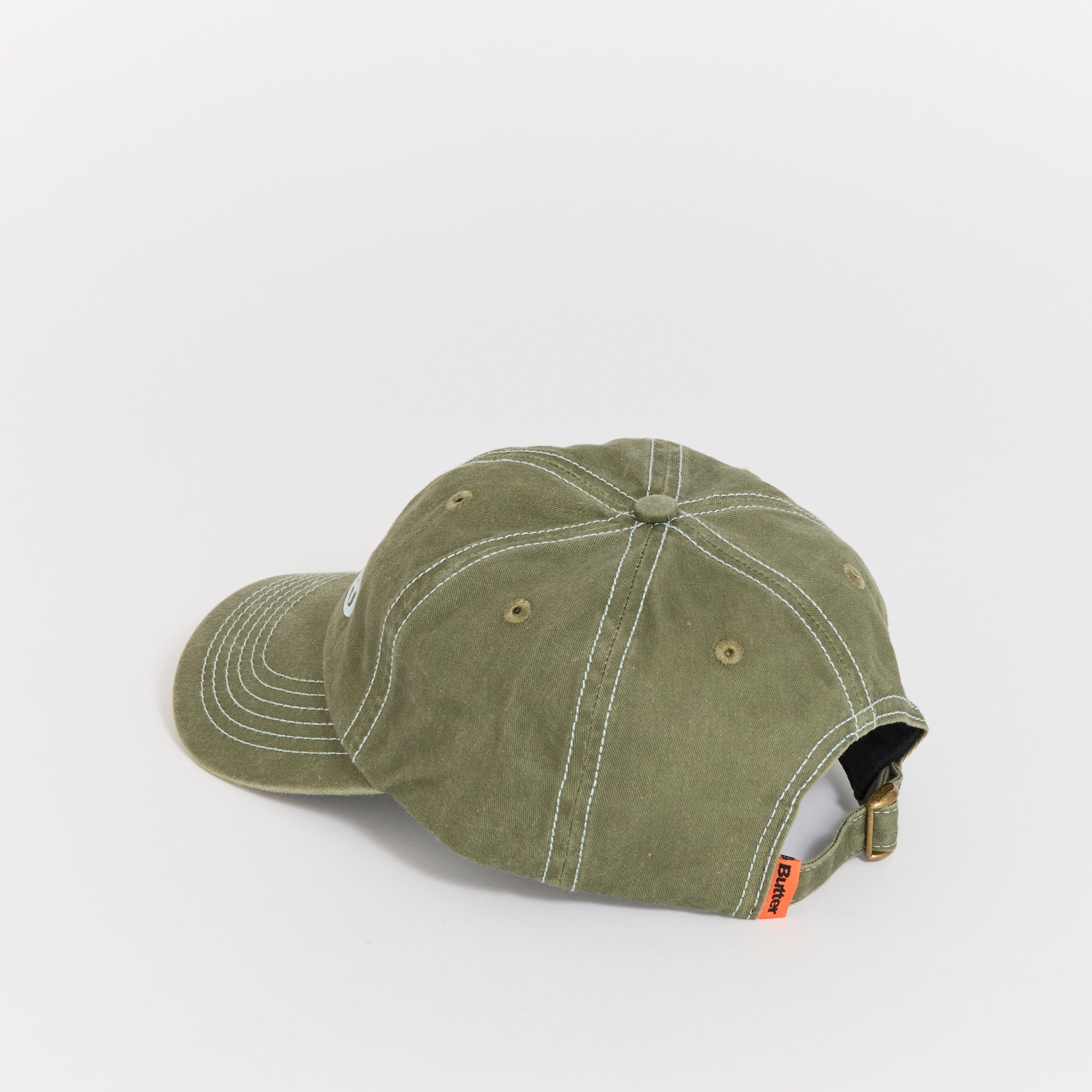 Registered 6 Panel Cap Washed Army