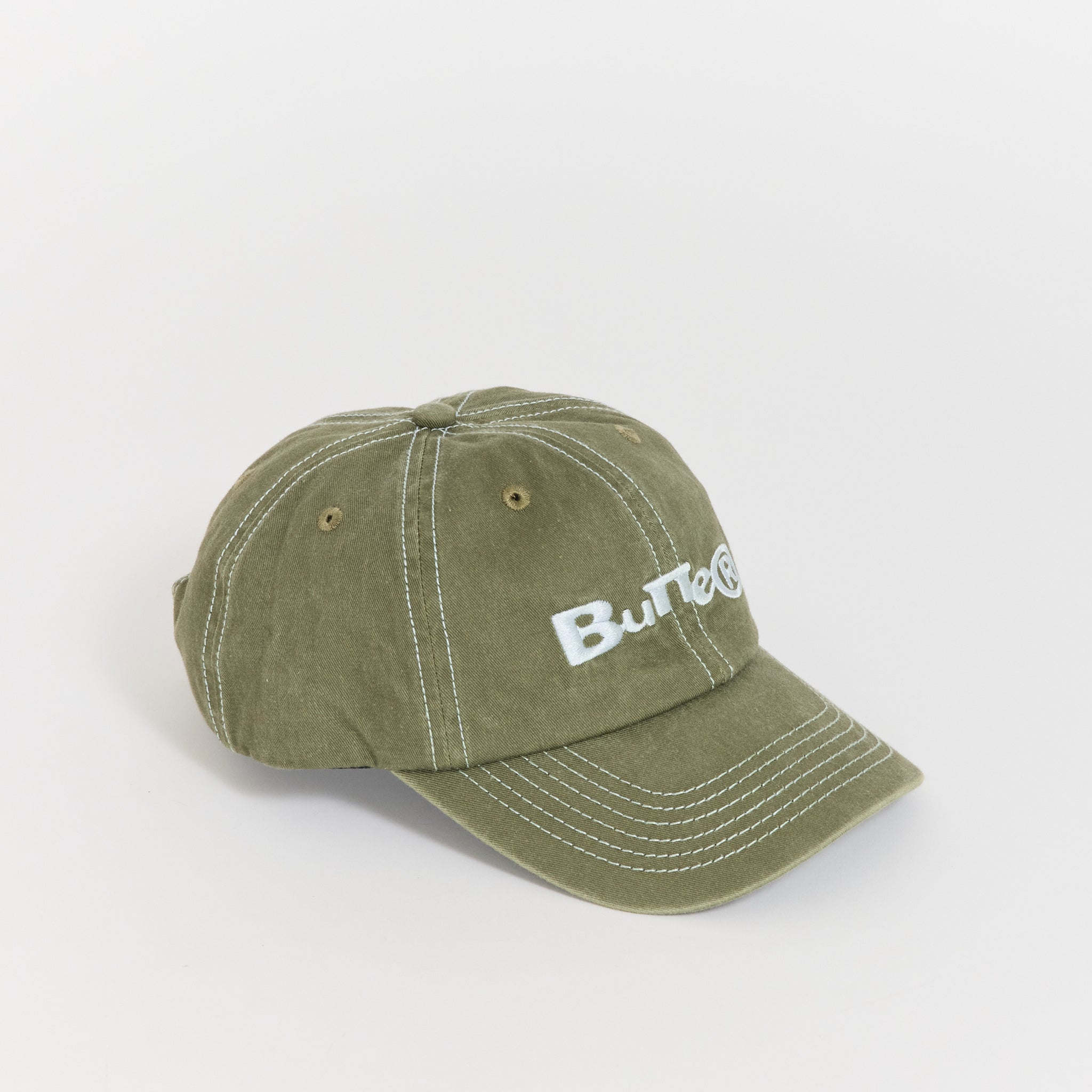 Registered 6 Panel Cap Washed Army