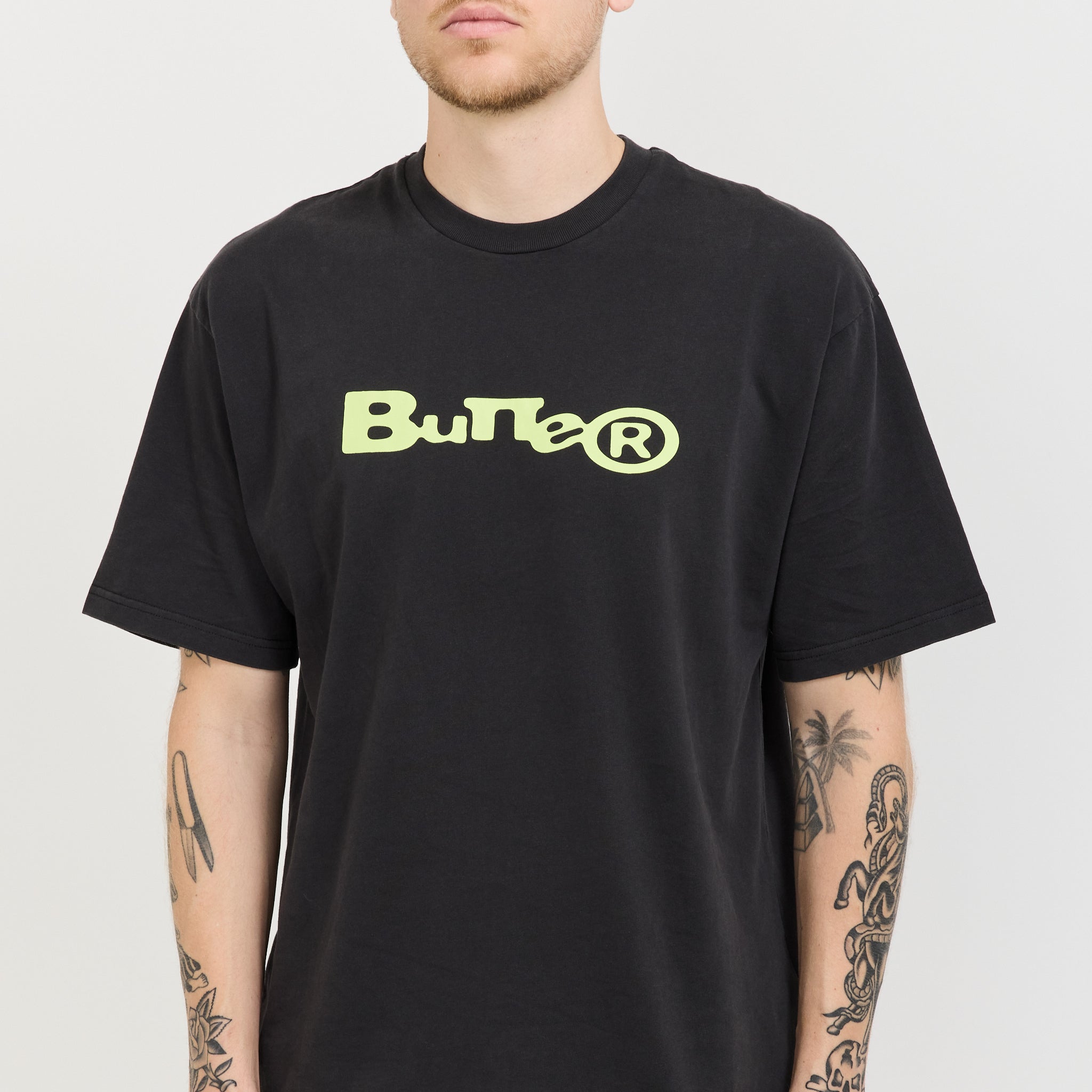 Registered Tee Washed Black