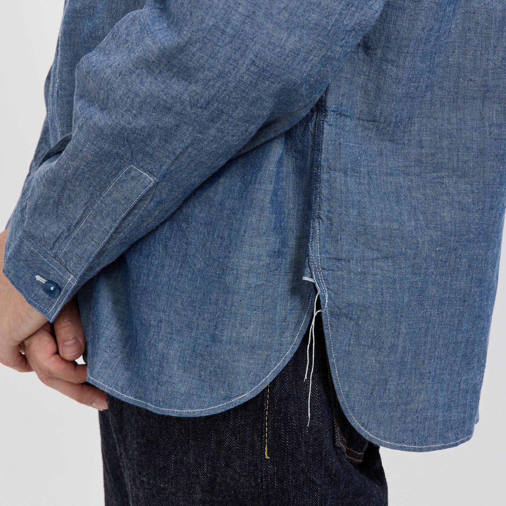Buzz Ricksons Blue Chambray Work Shirt