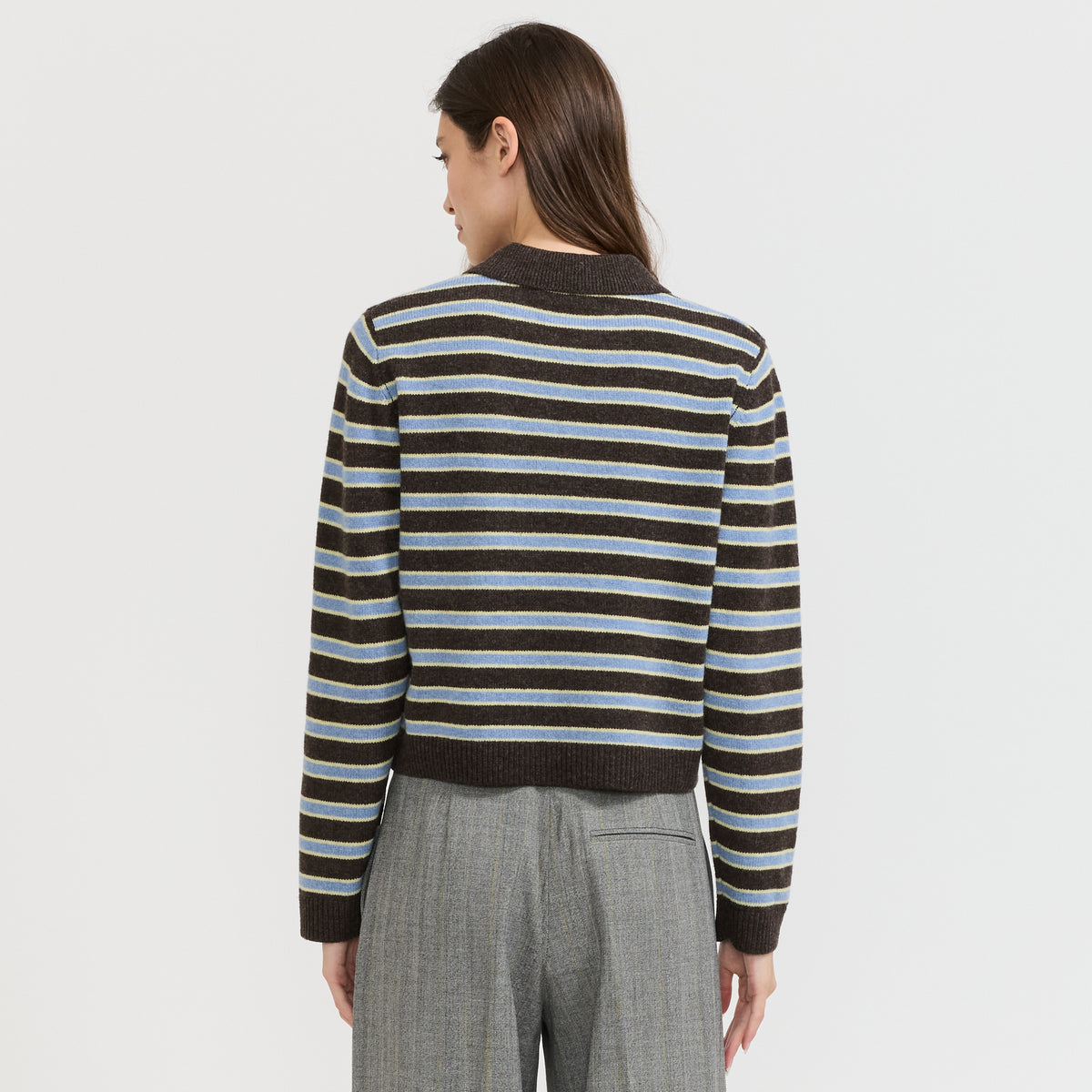 Cori Sweater Coffee Stripe