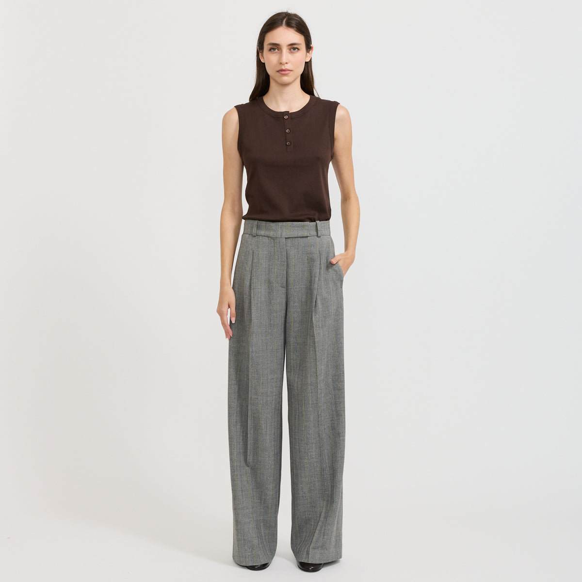 Jony Top Coffee Bean Brown