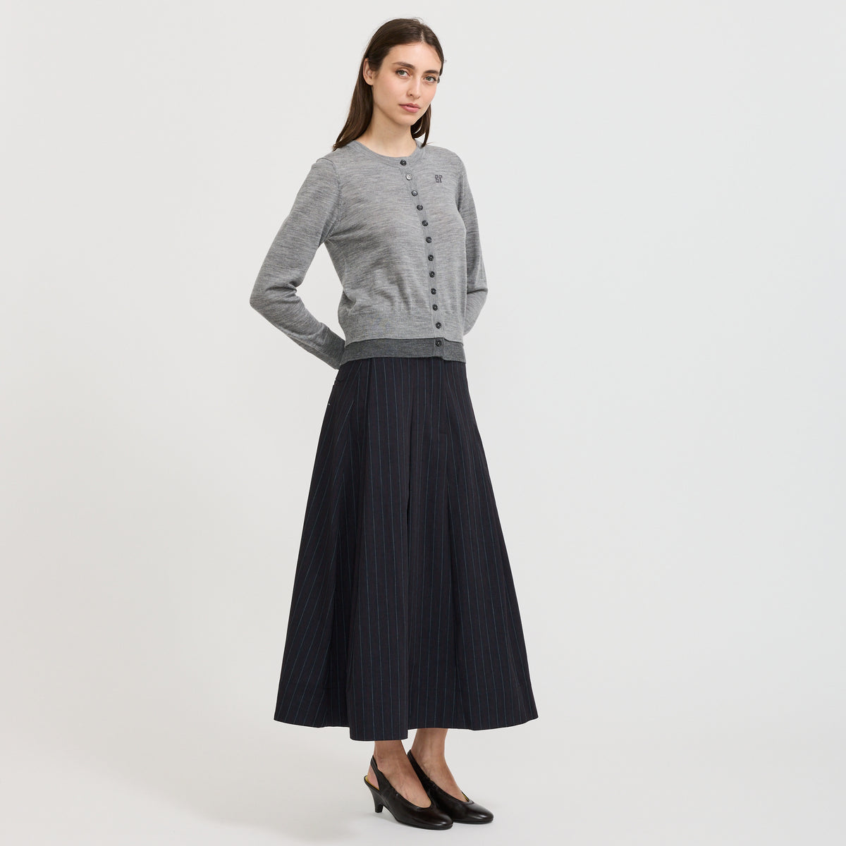 Clarisse Cardigan Grey Melange