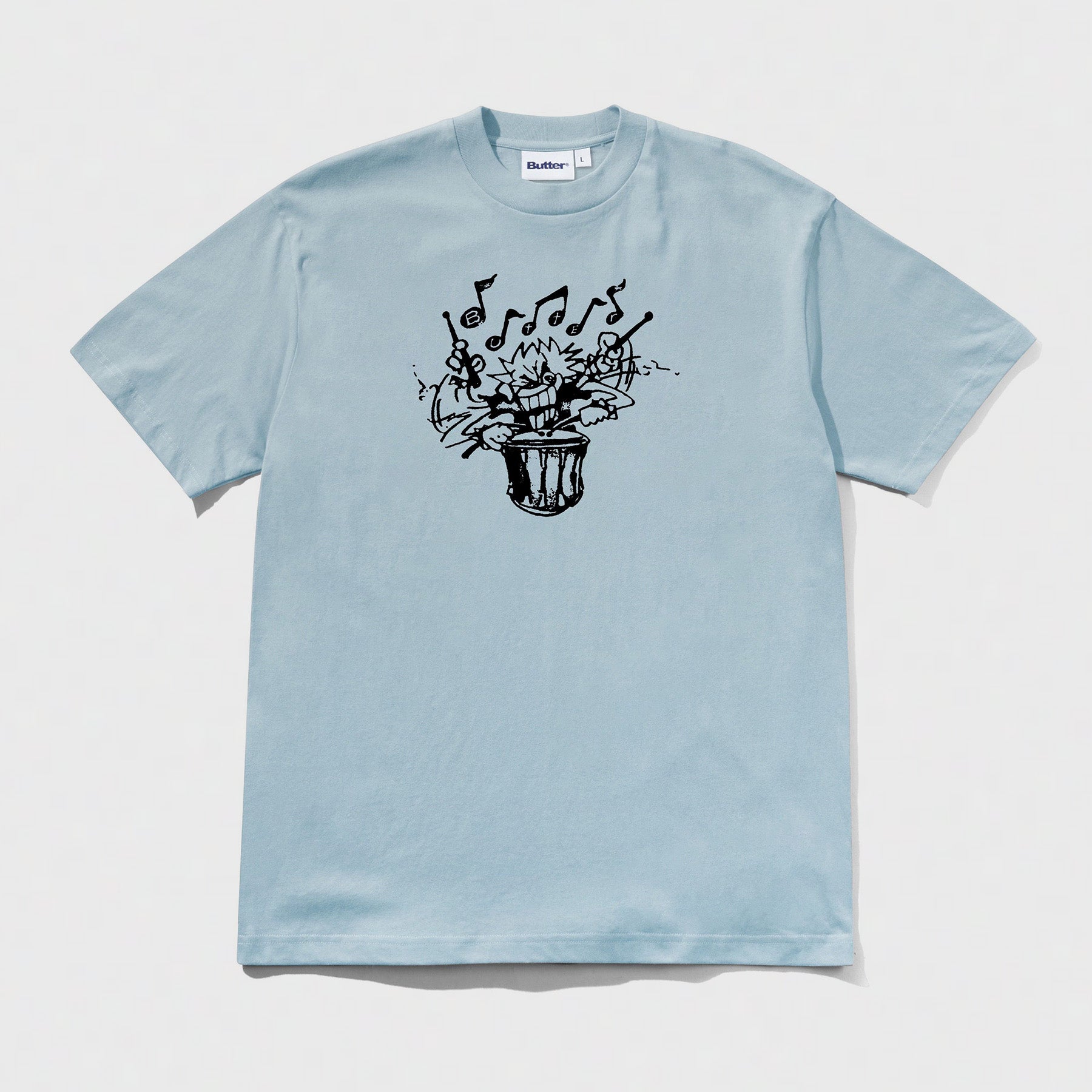 Blaring Tee Grey Blue