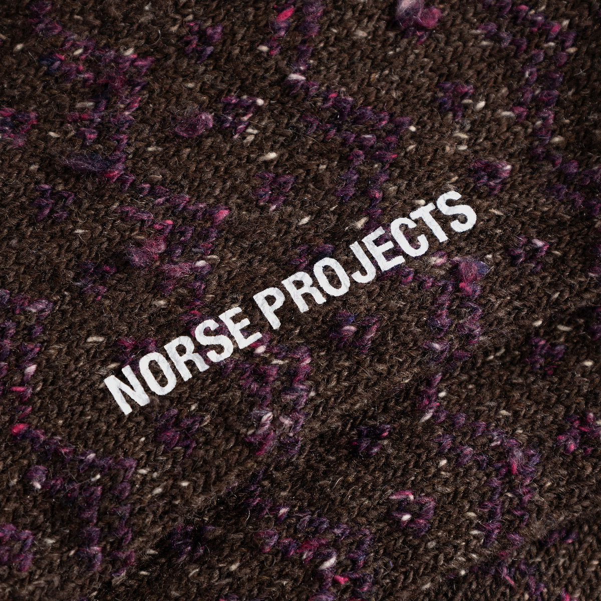 Bykle Neps Wool Rib Sock Olive Night