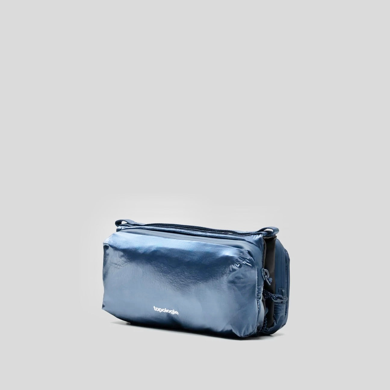 Bottle Sacoche Medium Marine Blue Metallic