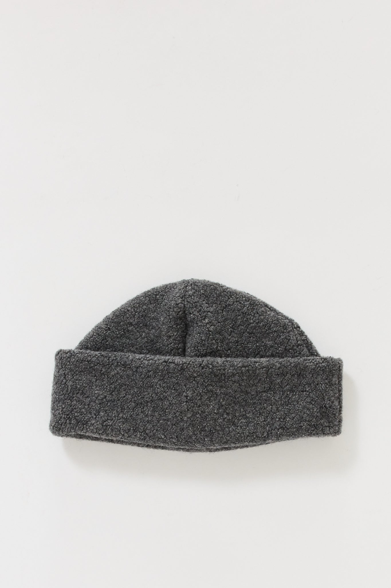 Recycled Wool Watch Cap Grey