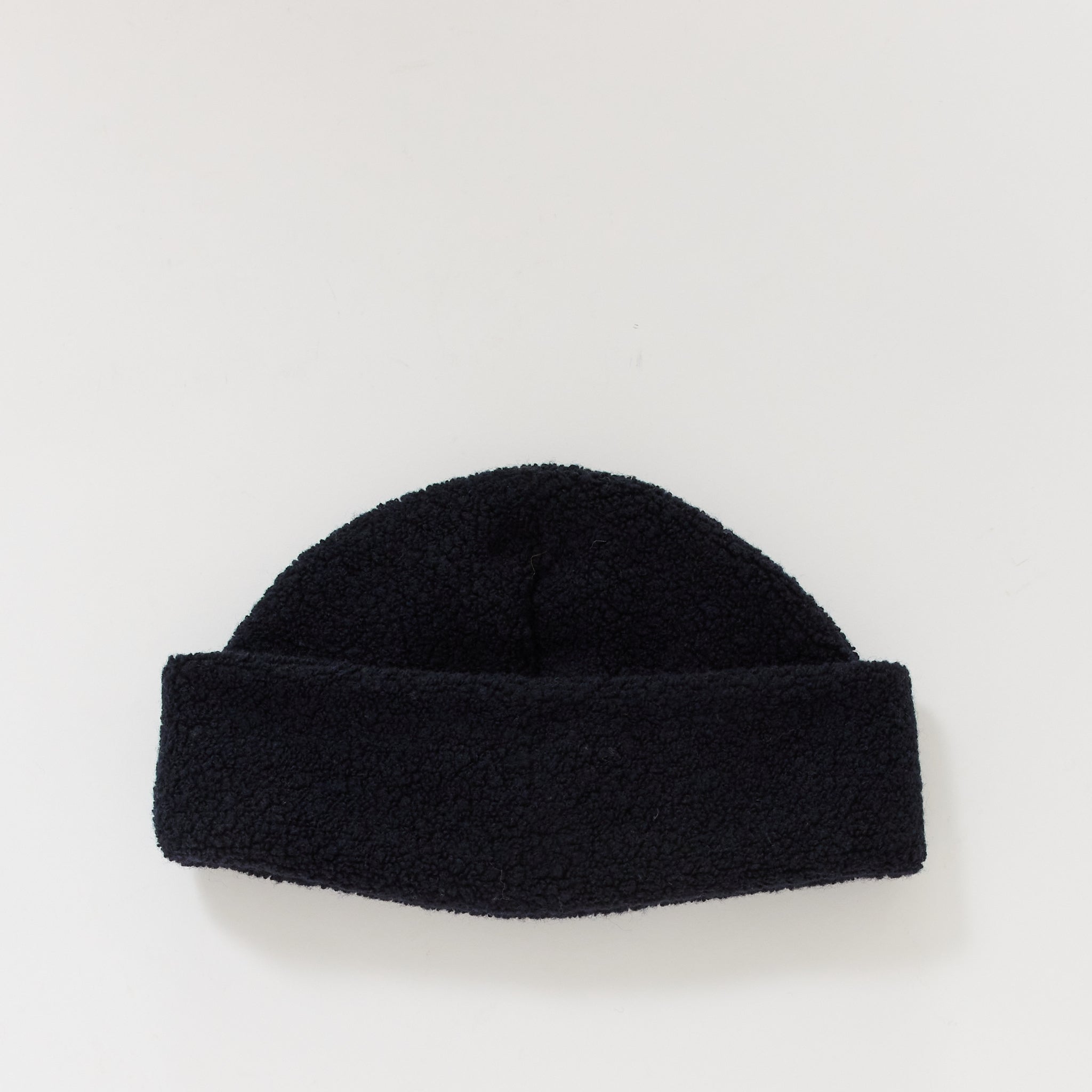 Recycled Wool Watch Cap Navy