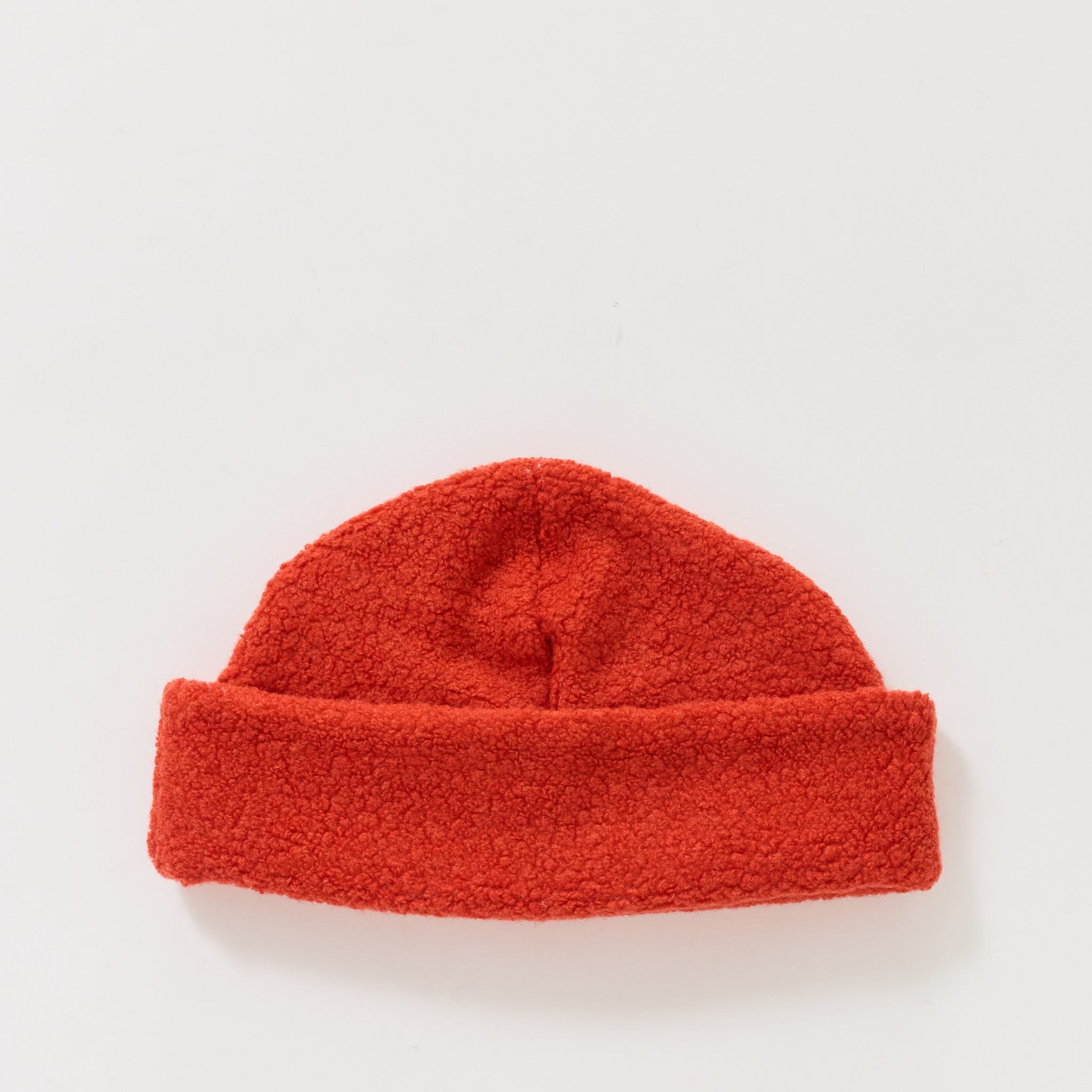 Recycled Wool Watch Cap Orange
