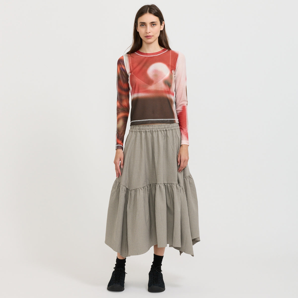 Fixate Mesh LS Top Red