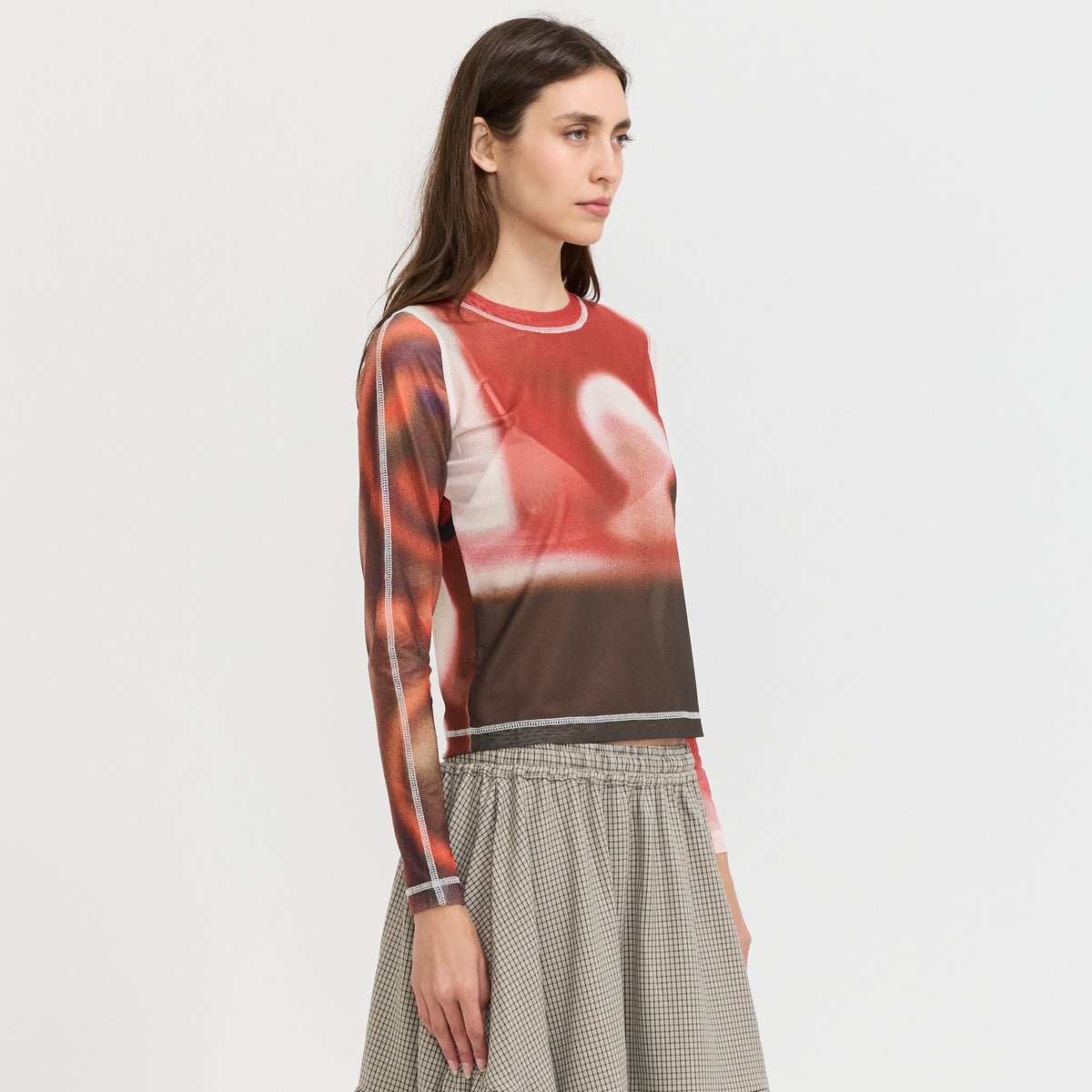 Fixate Mesh LS Top Red