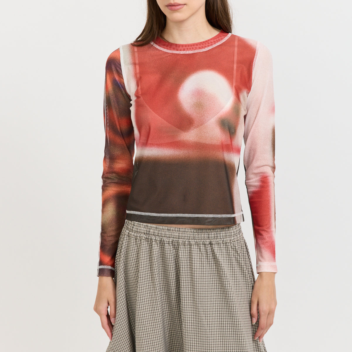 Fixate Mesh LS Top Red