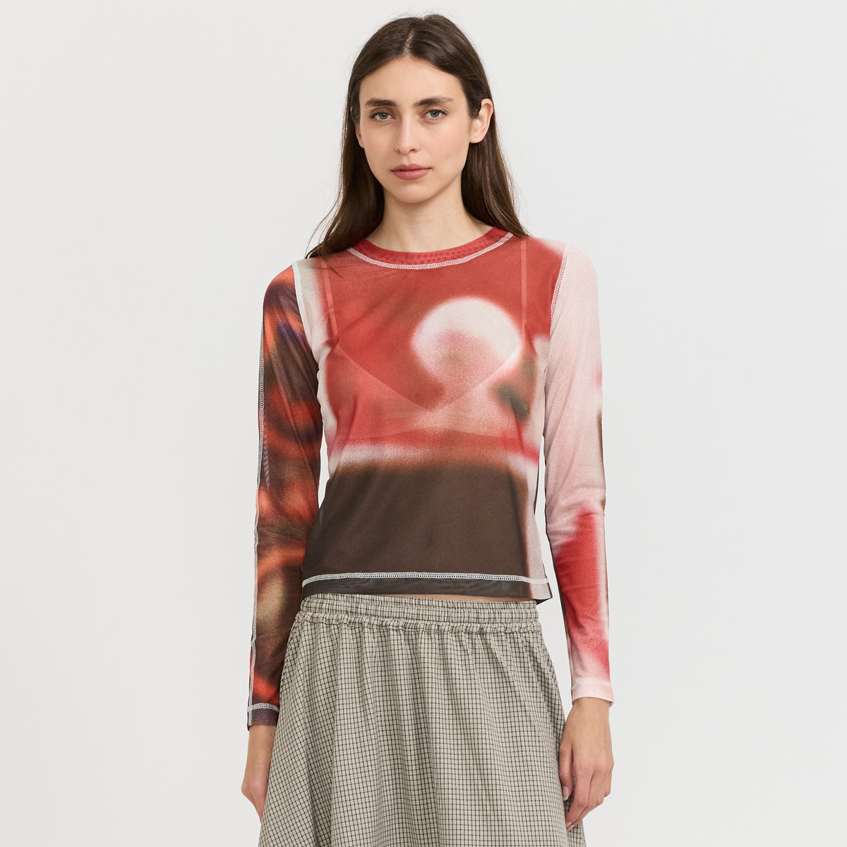 Fixate Mesh LS Top Red