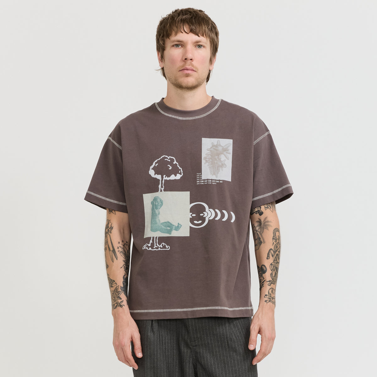 Focus Tee Charcoal