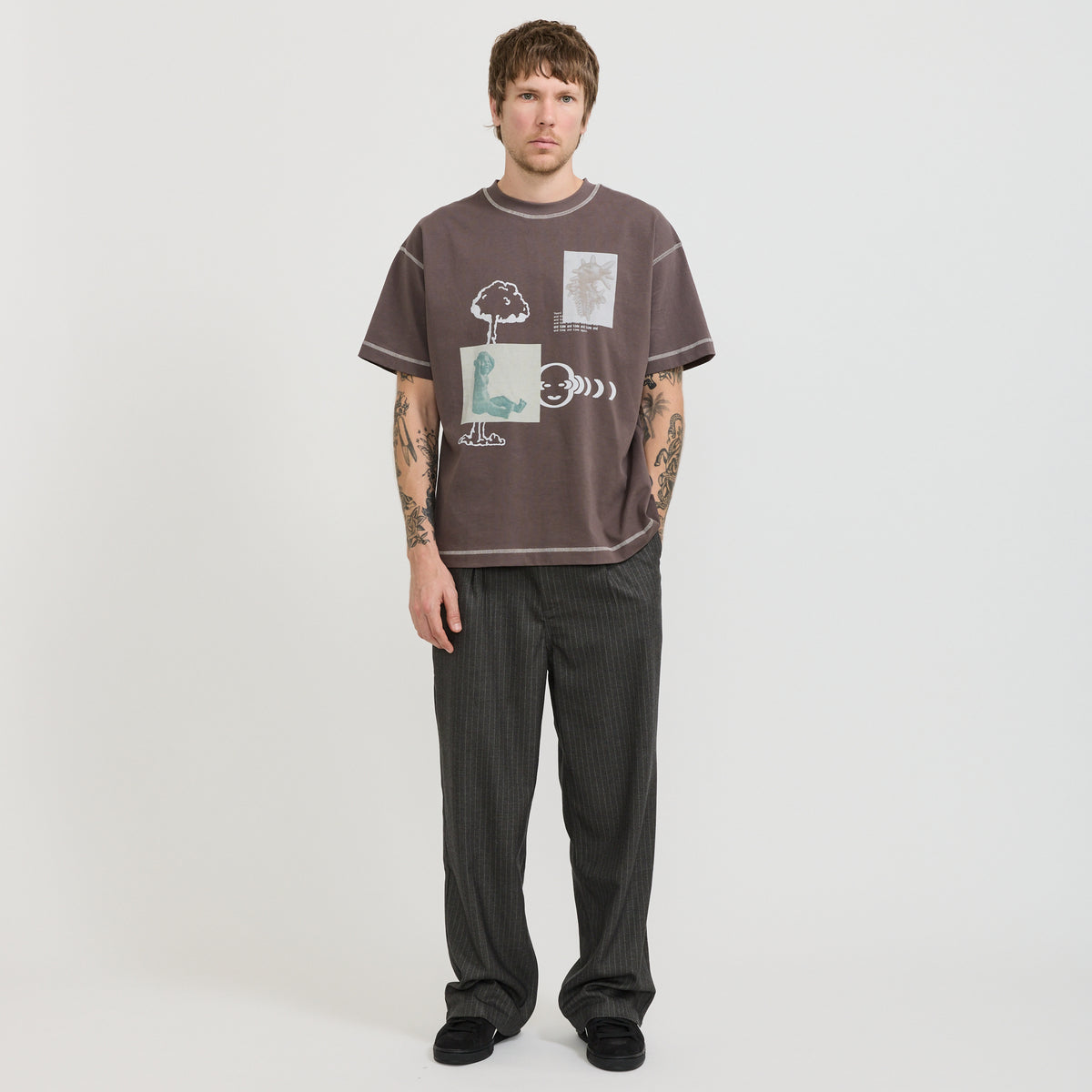 Focus Tee Charcoal