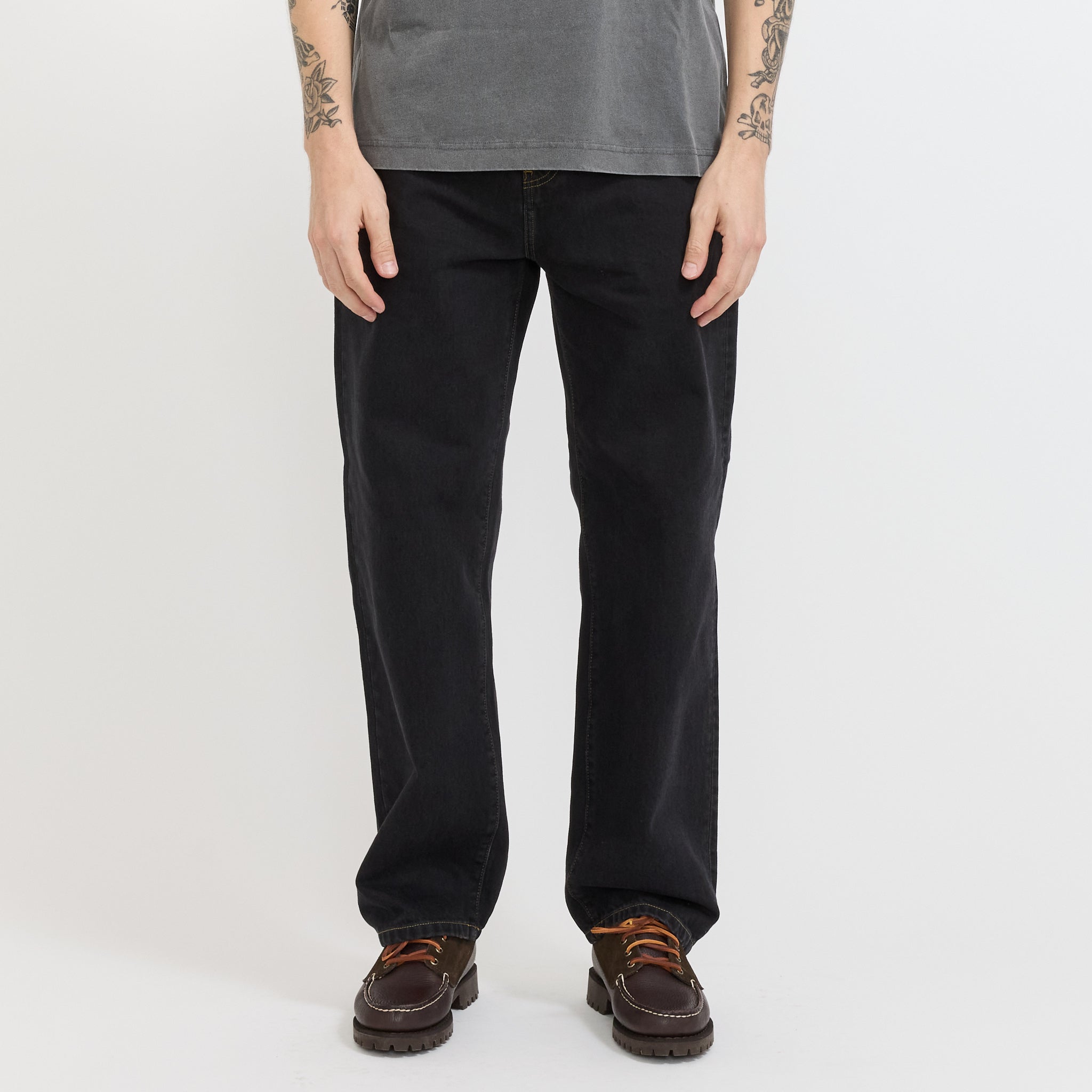 Aaron Pant Black Stone Washed