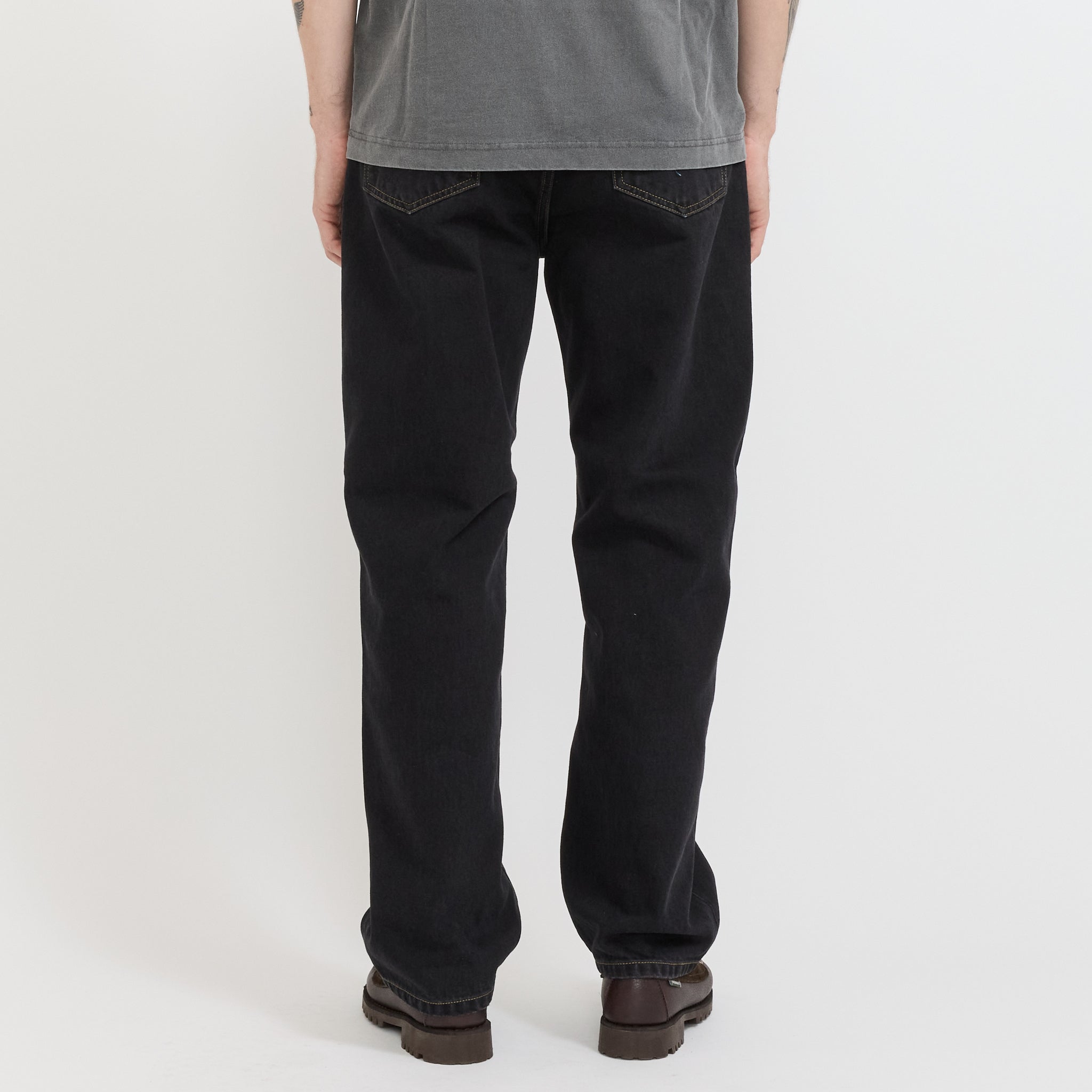 Aaron Pant Black Stone Washed