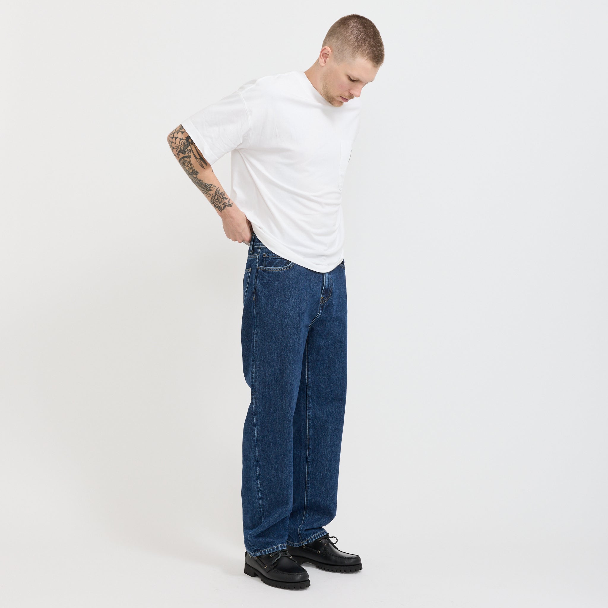 Aaron Pant Blue Stone Washed