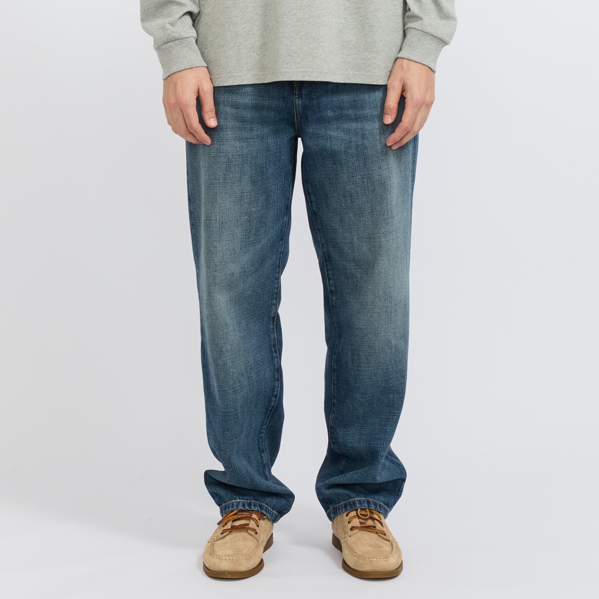 Carhartt WIP | Aaron Pant Blue Dark Used Wash | Maplestore