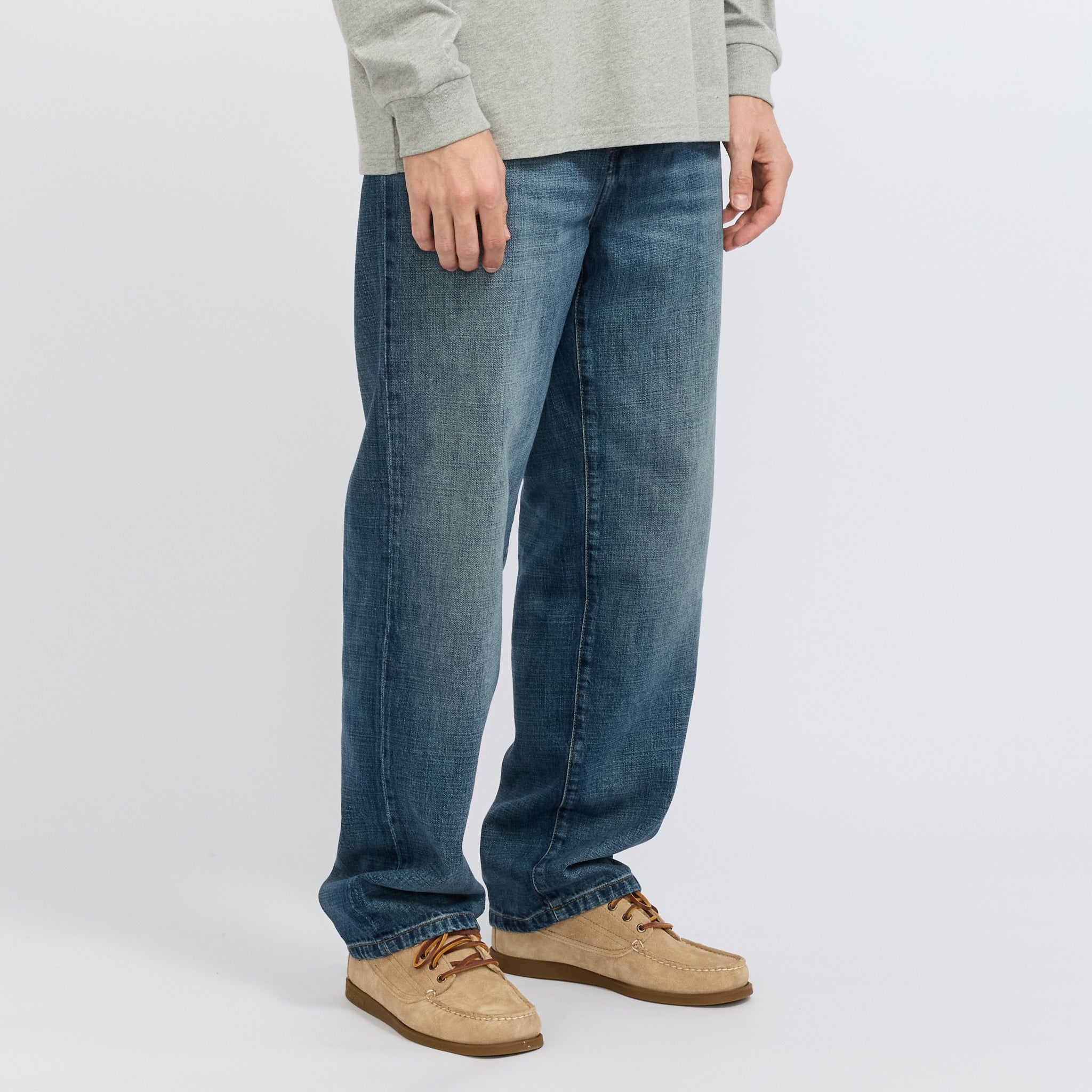 Carhartt WIP | Aaron Pant Blue Dark Used Wash | Maplestore