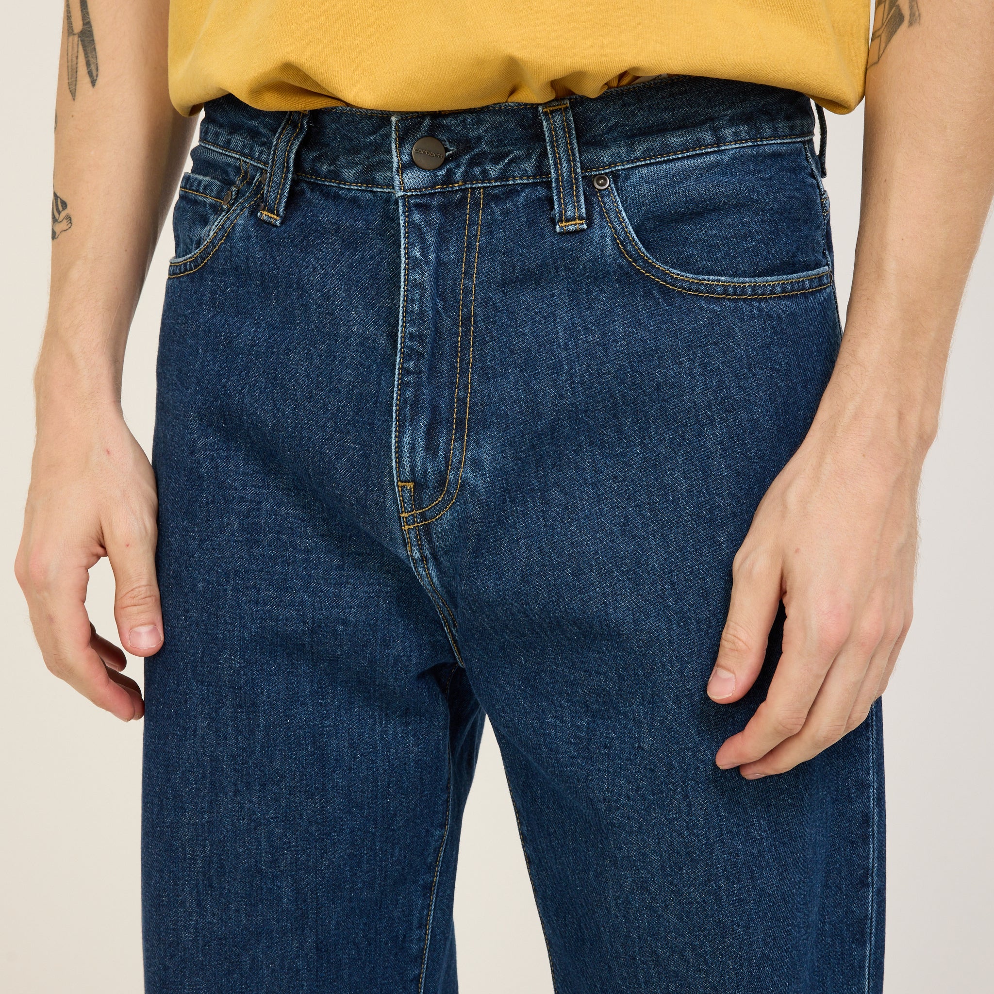 Carhartt WIP | Aaron Pant Blue Stone Washed | Maplestore