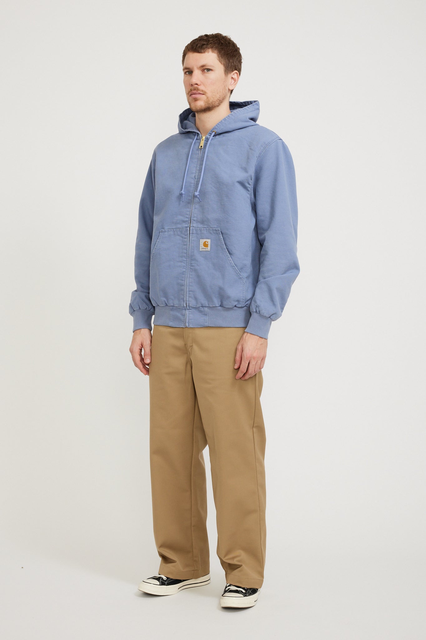 Carhartt WIP | Active Jacket Bay Blue Aged Canvas | Maplestore