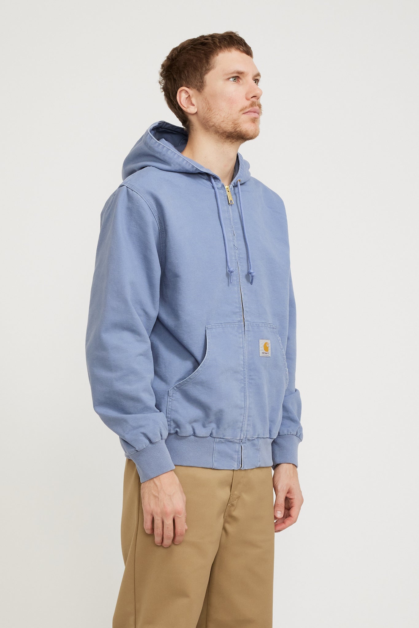 Carhartt WIP | Active Jacket Bay Blue Aged Canvas | Maplestore